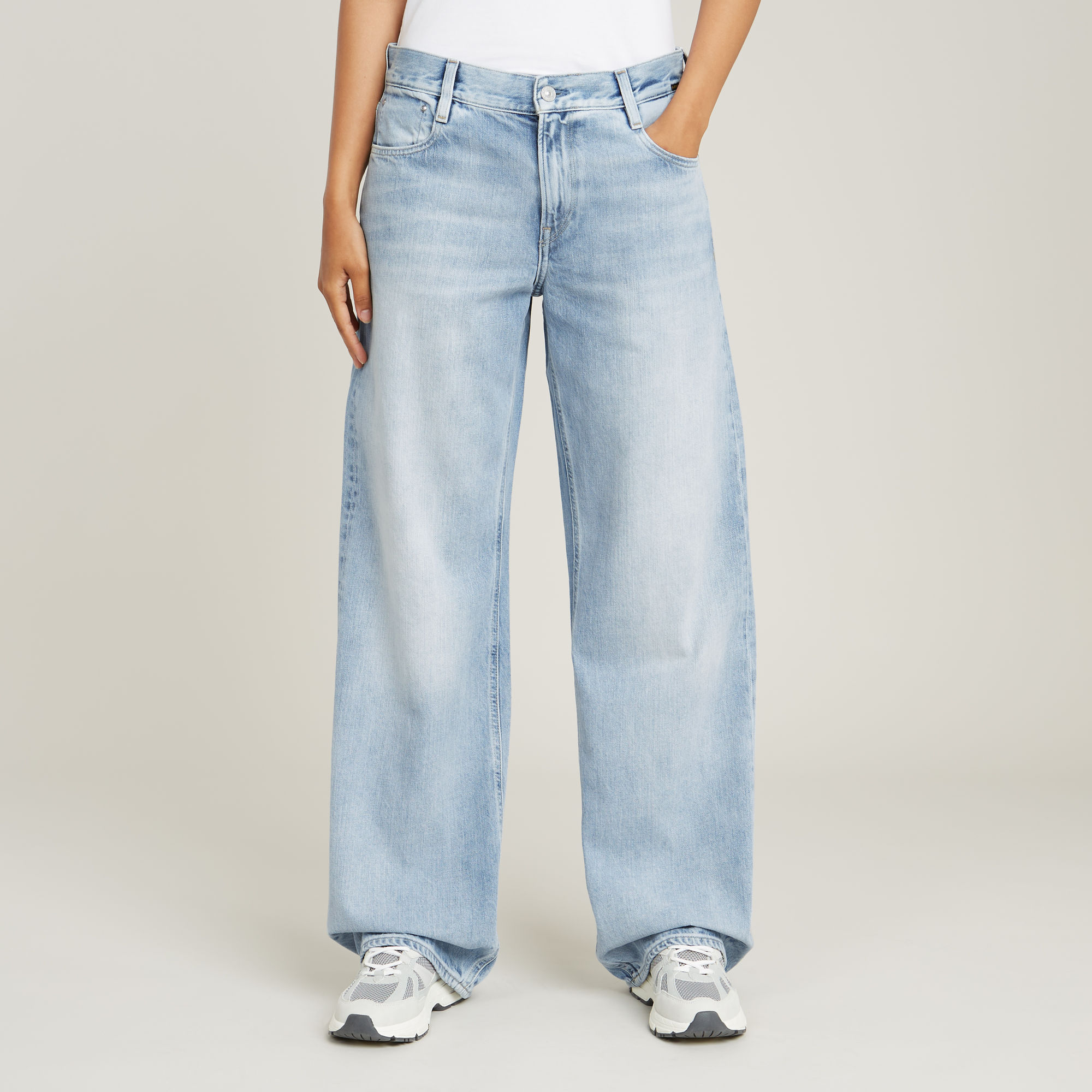 Judee Loose Jeans - Hellblau - Damen