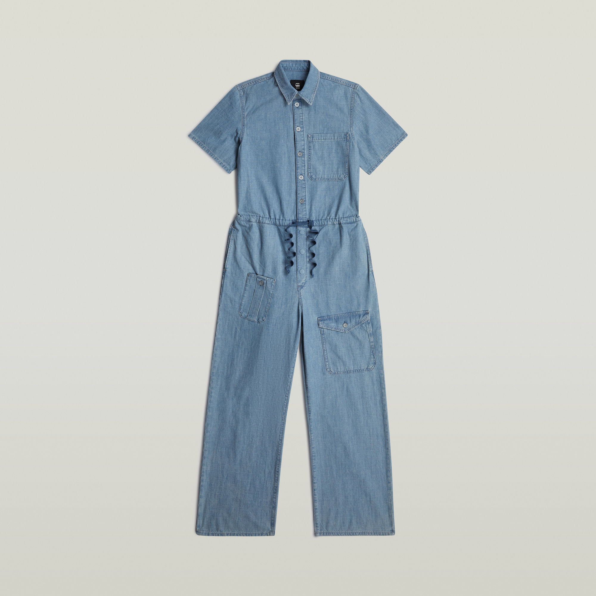 Thumbnail - Easy Jumpsuit - Hellblau - Damen