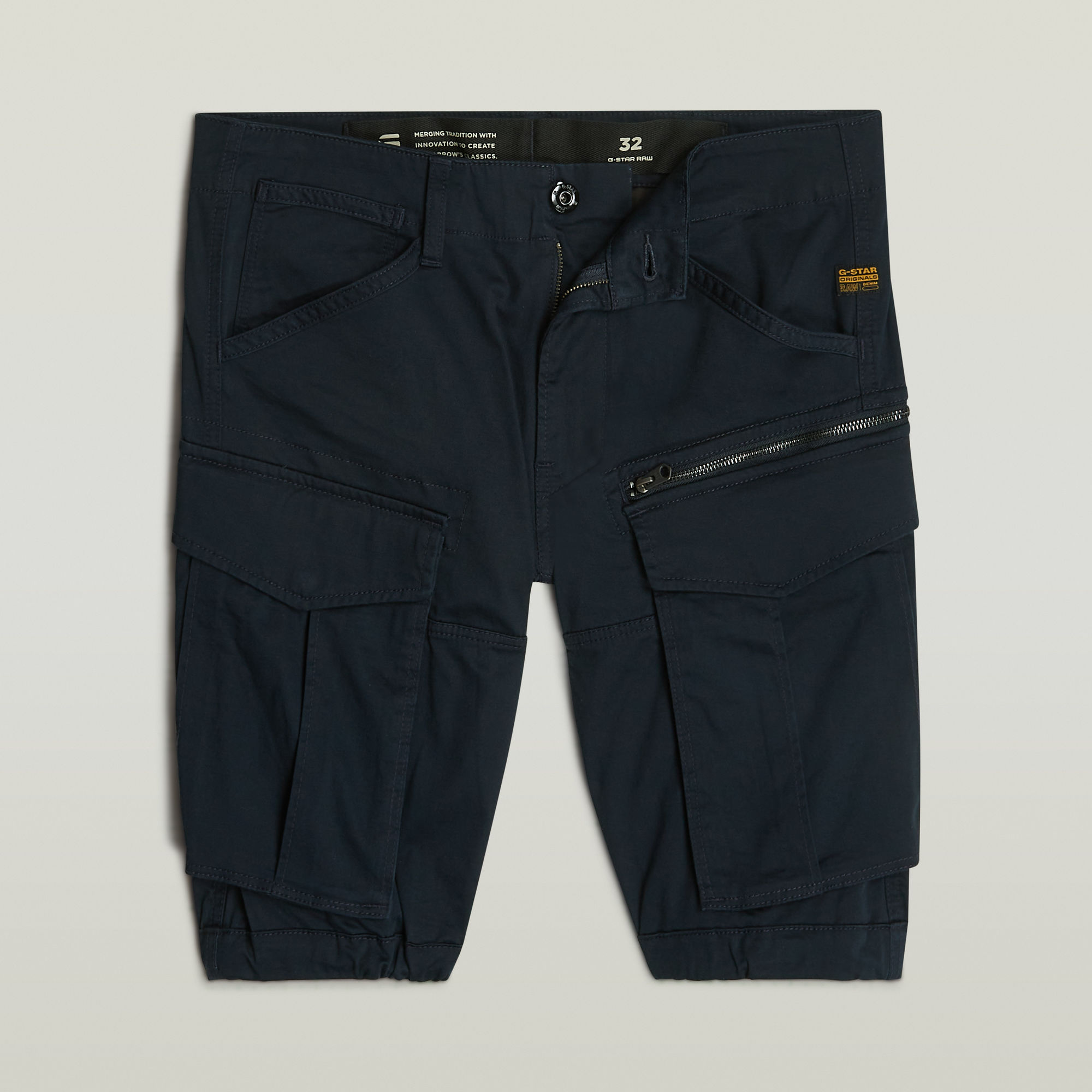 G-Star RAW Rovic Zip Regular Short Donkerblauw Heren