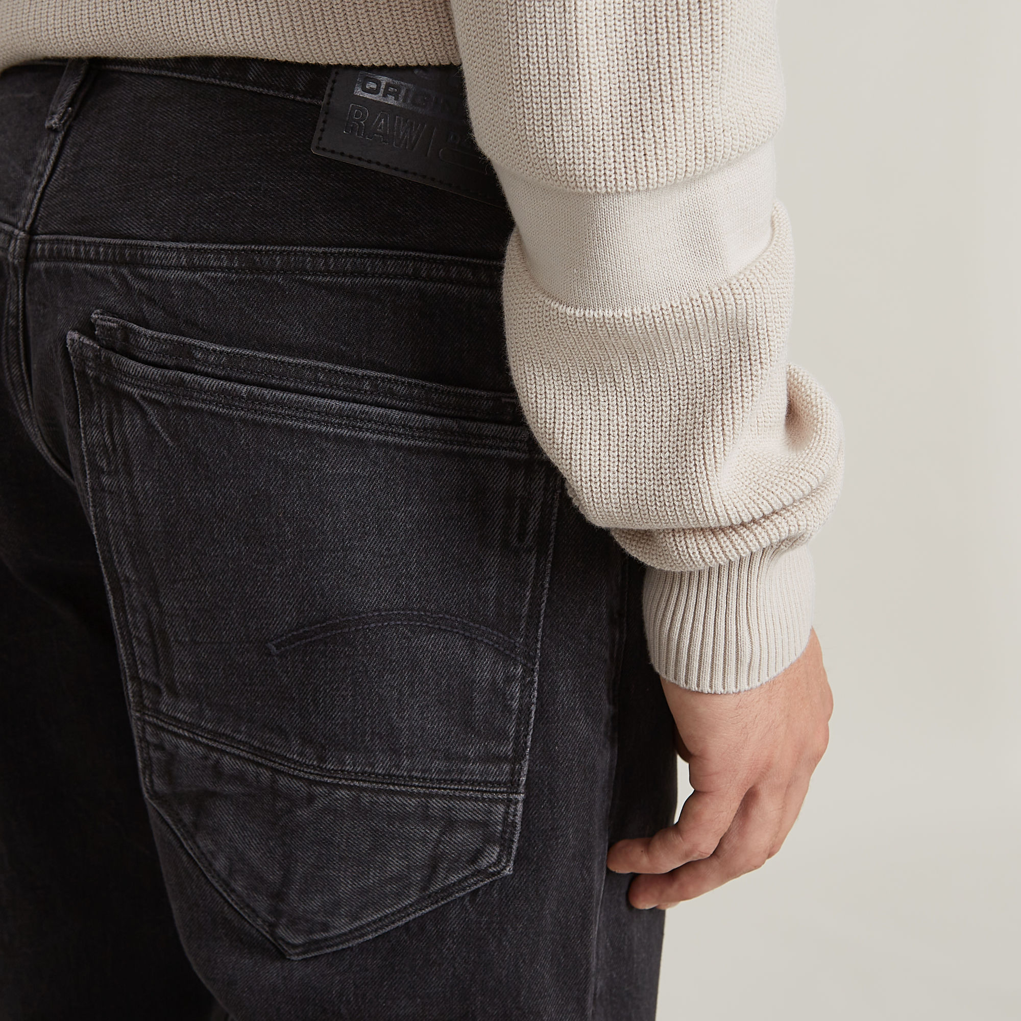 G-Star RAW Morry FWD 3D Regular Tapered Jeans Zwart Heren