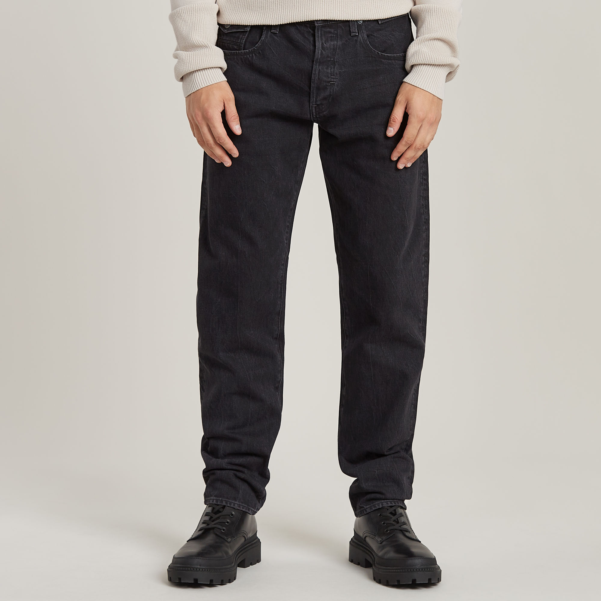 G-Star RAW Morry FWD Regular Tapered Jeans Zwart Heren
