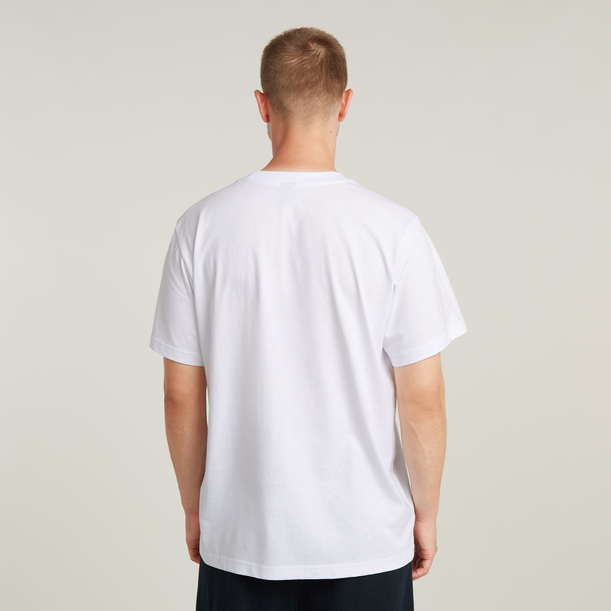 G-Star RAW Symbols Print Loose T-Shirt Wit Heren