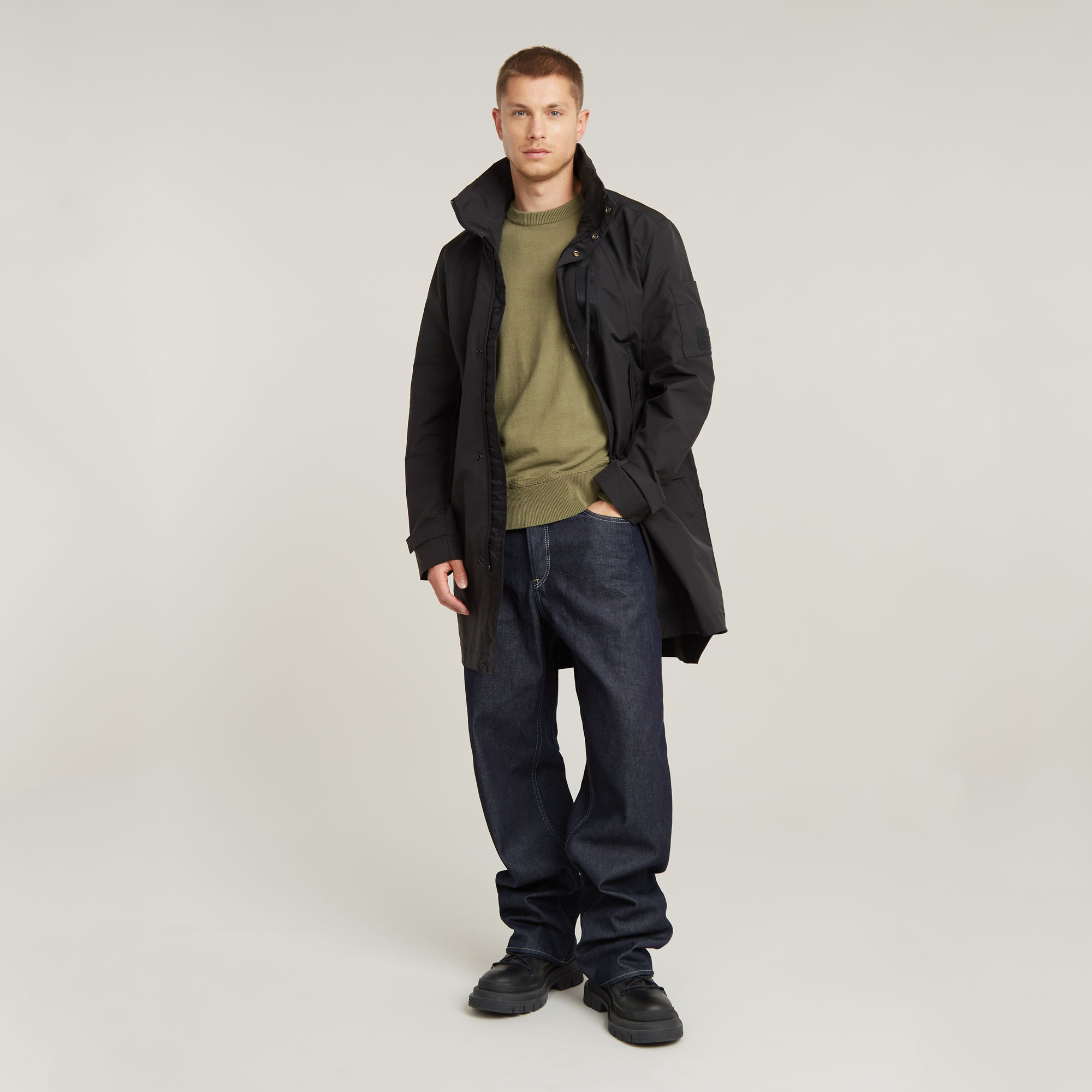 G-Star RAW Premium Core Gebreide Trui Groen Heren