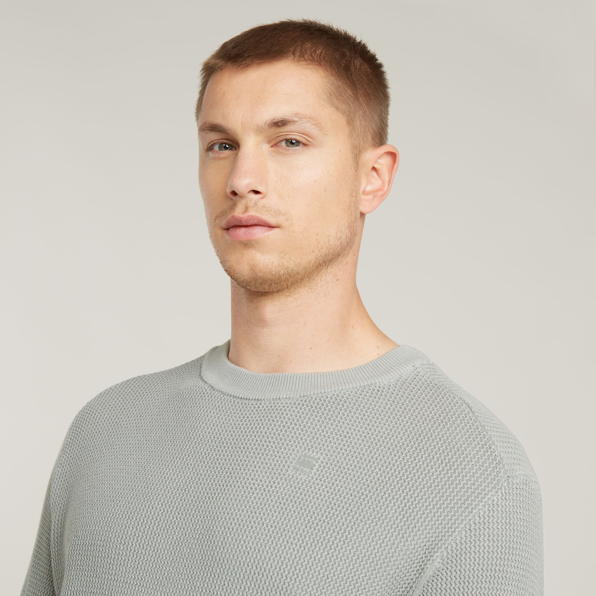 G-Star RAW Serrated Gebreide Trui Grijs Heren