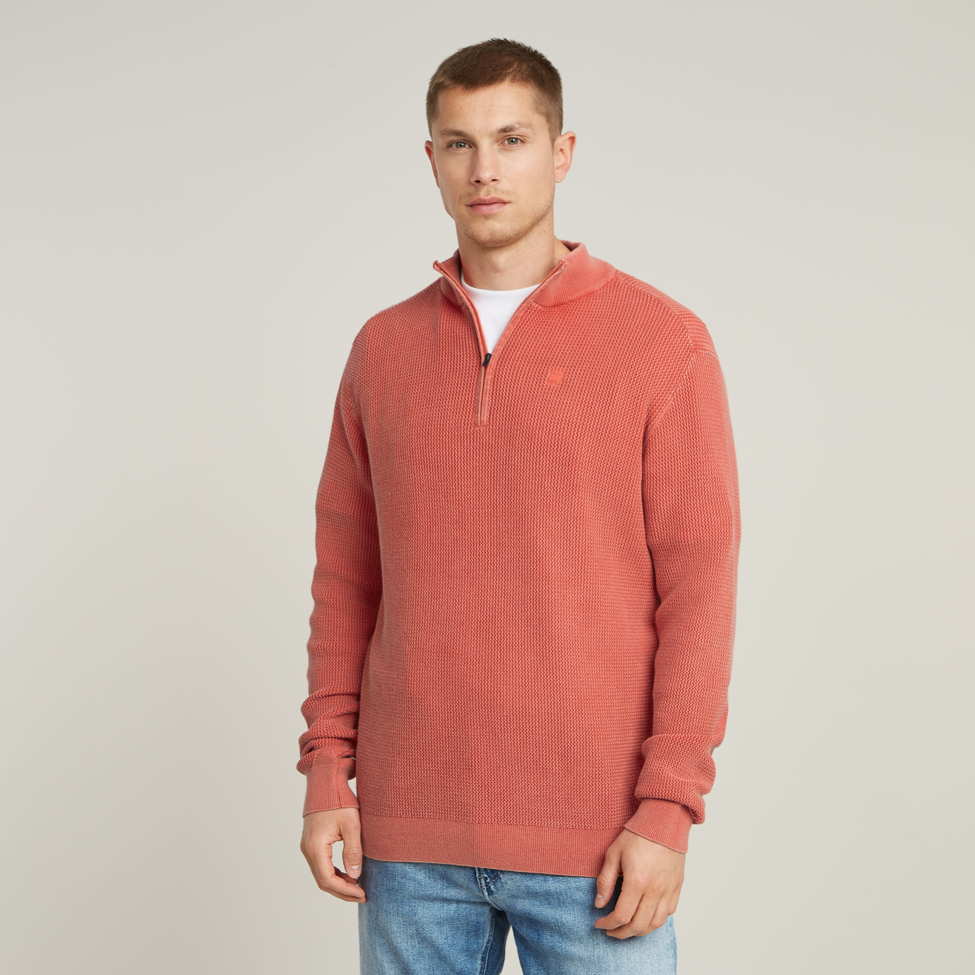 G-Star RAW Serrated Skipper Trui Rood Heren