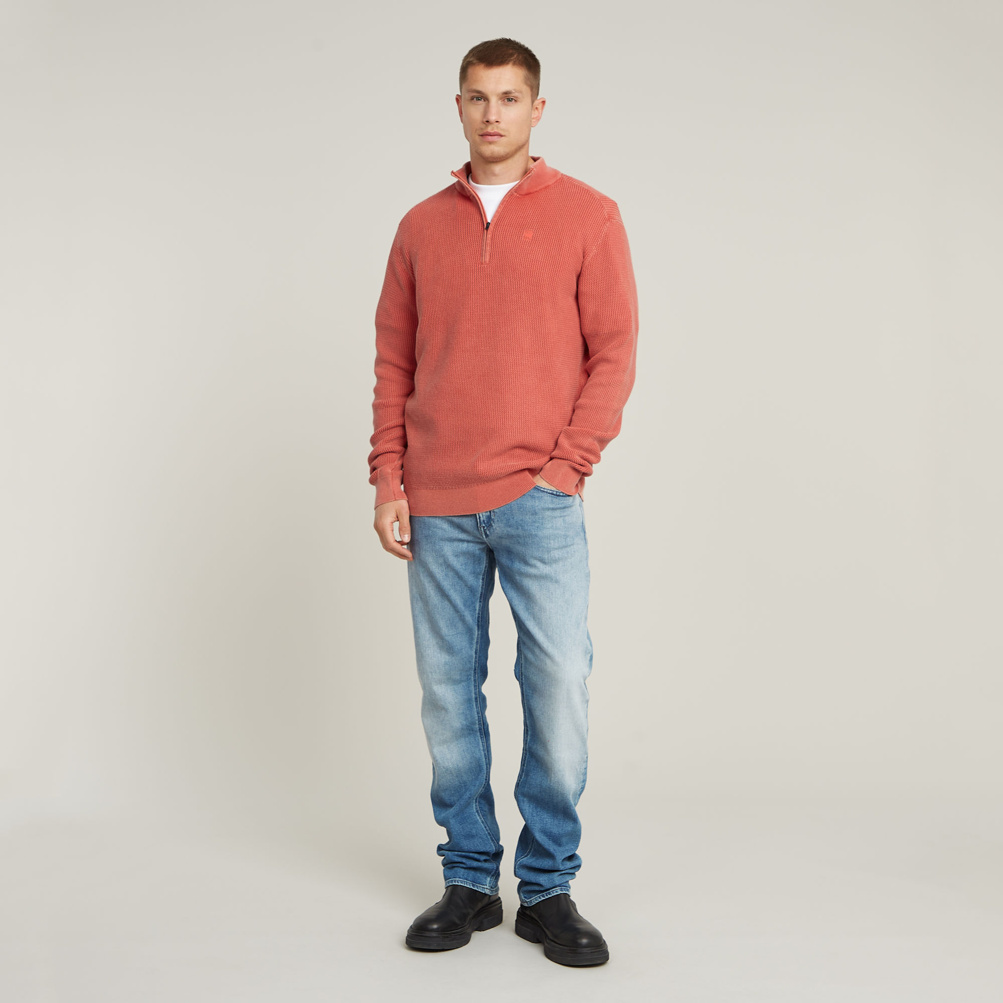 G-Star RAW Serrated Skipper Trui Rood Heren