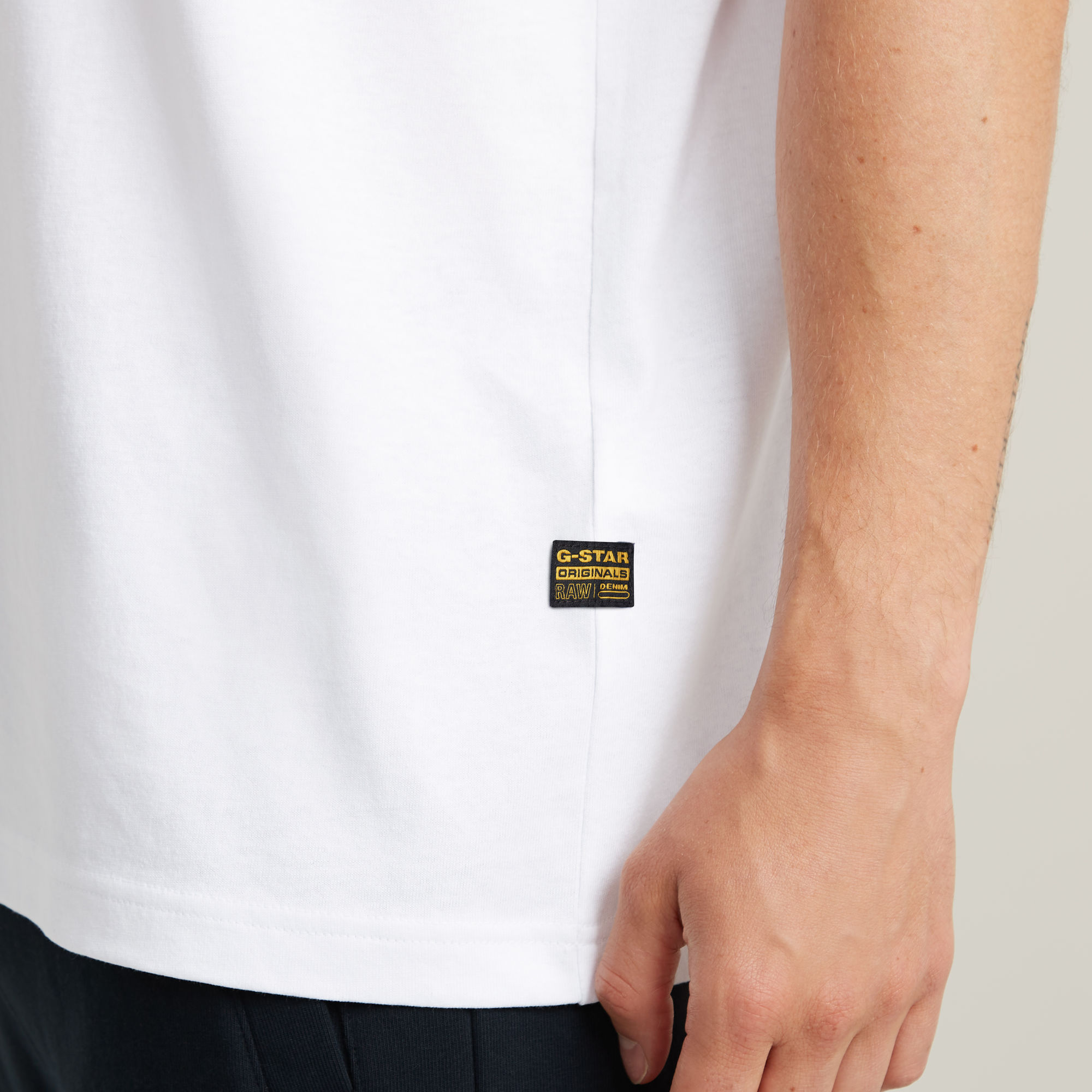 G-Star RAW Symbols Print Loose T-Shirt Wit Heren