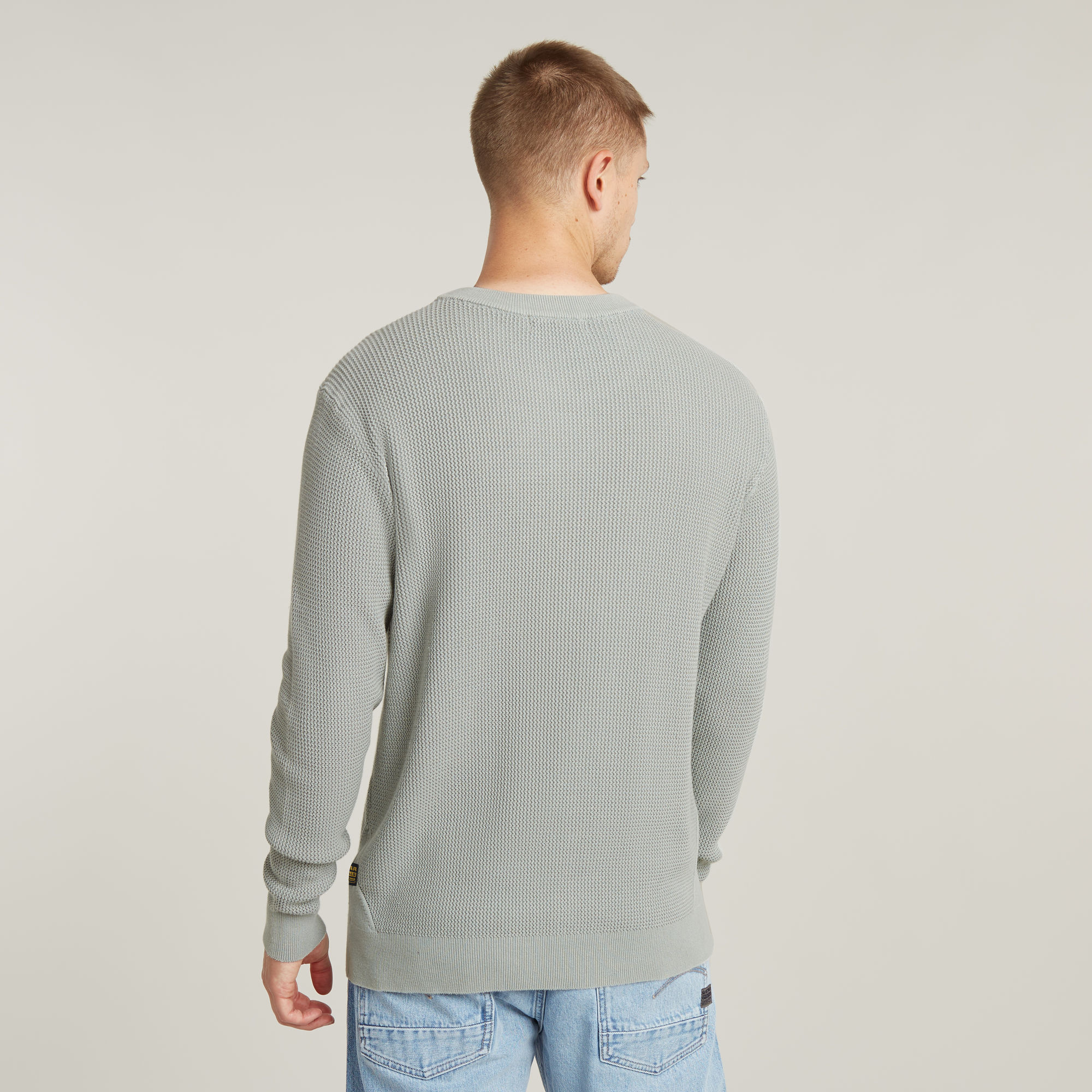 G-Star RAW Serrated Gebreide Trui Grijs Heren