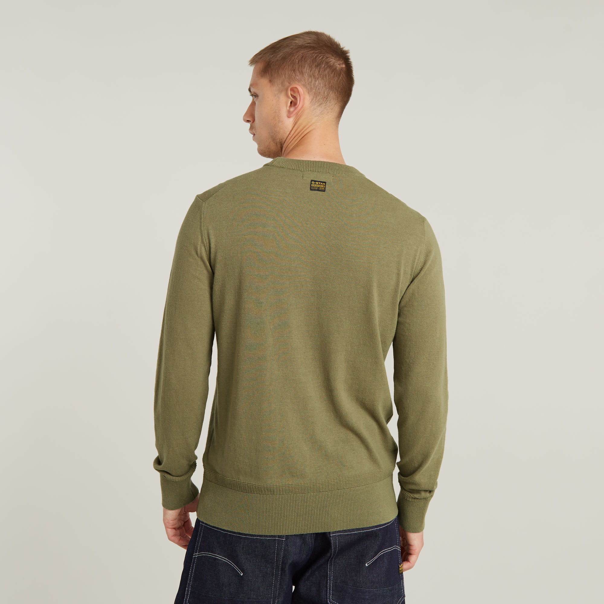 G-Star RAW Premium Core Gebreide Trui Groen Heren