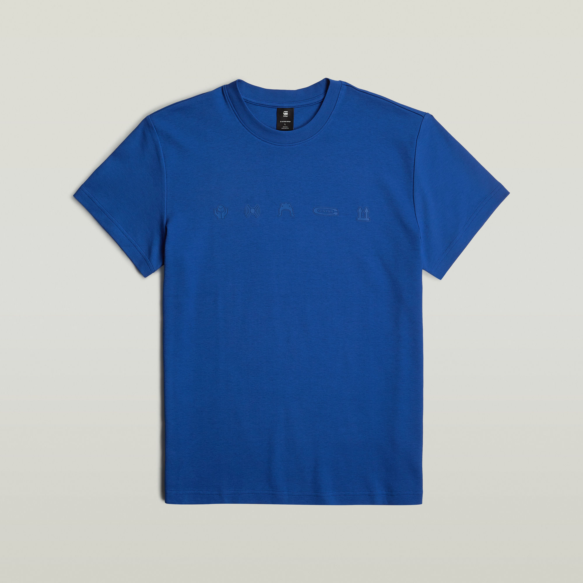 G-Star RAW Small Symbols T-Shirt Midden blauw Heren