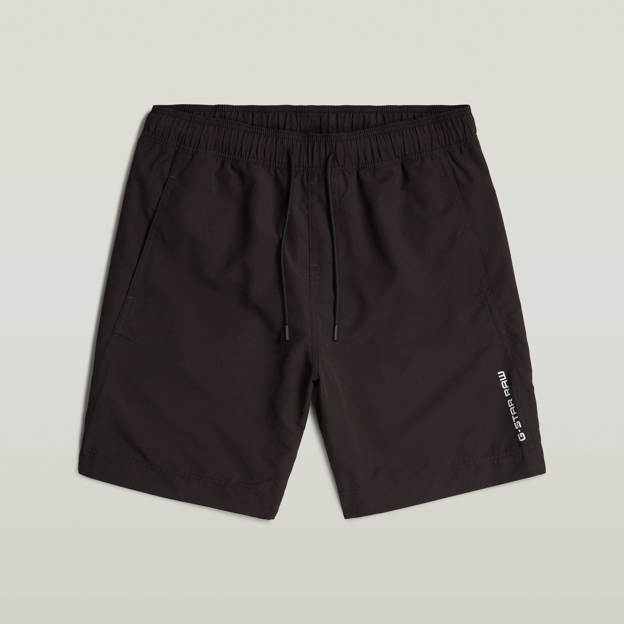 Long Badeshorts - Schwarz - Herren