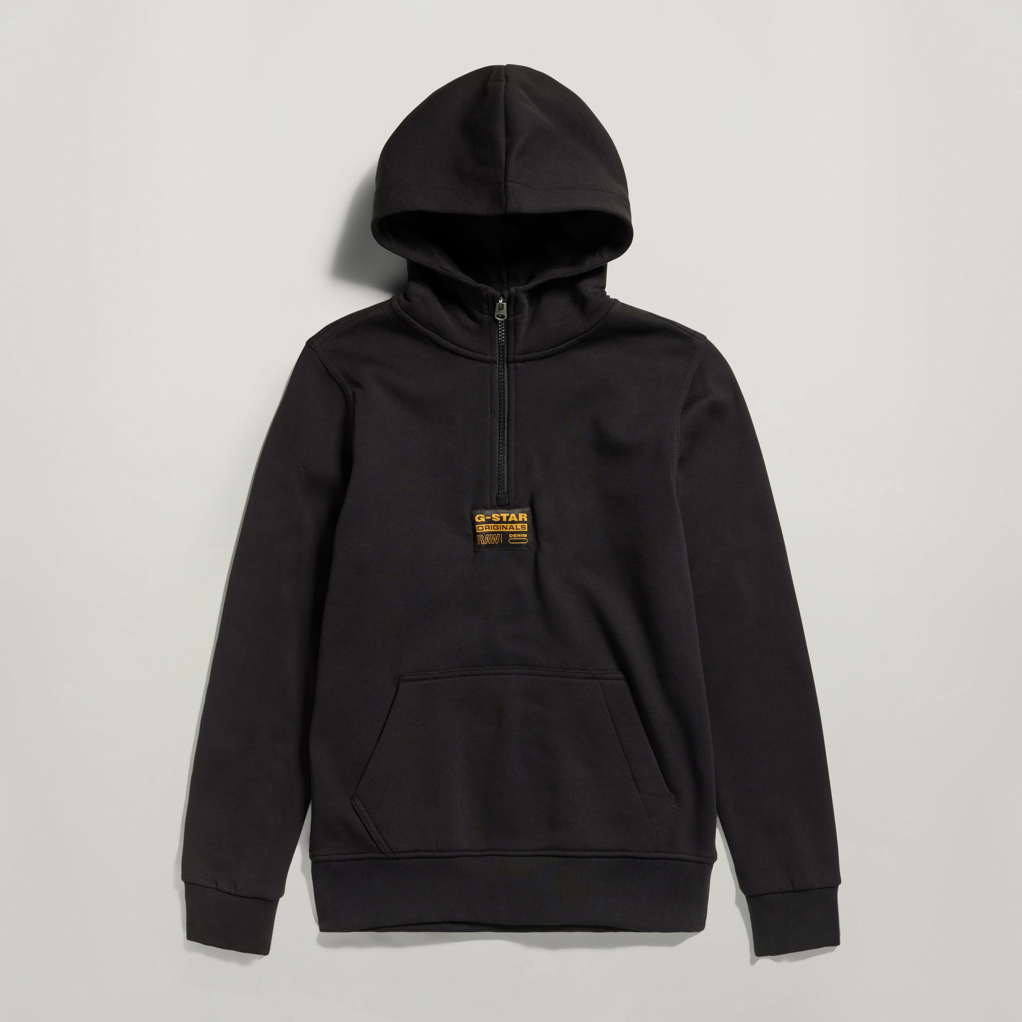 G-Star RAW Kids Unisex Hooded Zip Sweater Zwart jongens