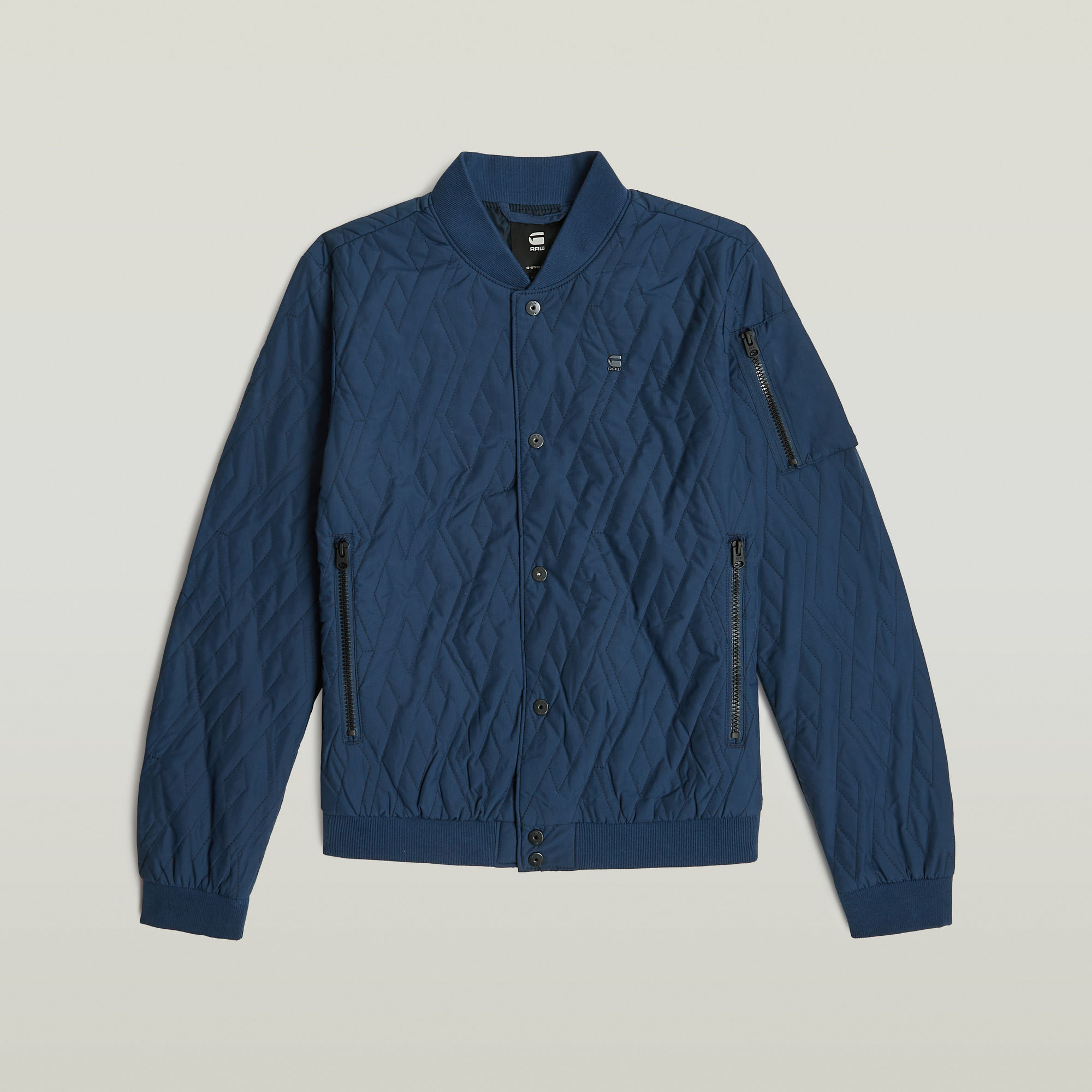 G-Star RAW Quilted Bomberjack Midden blauw Dames