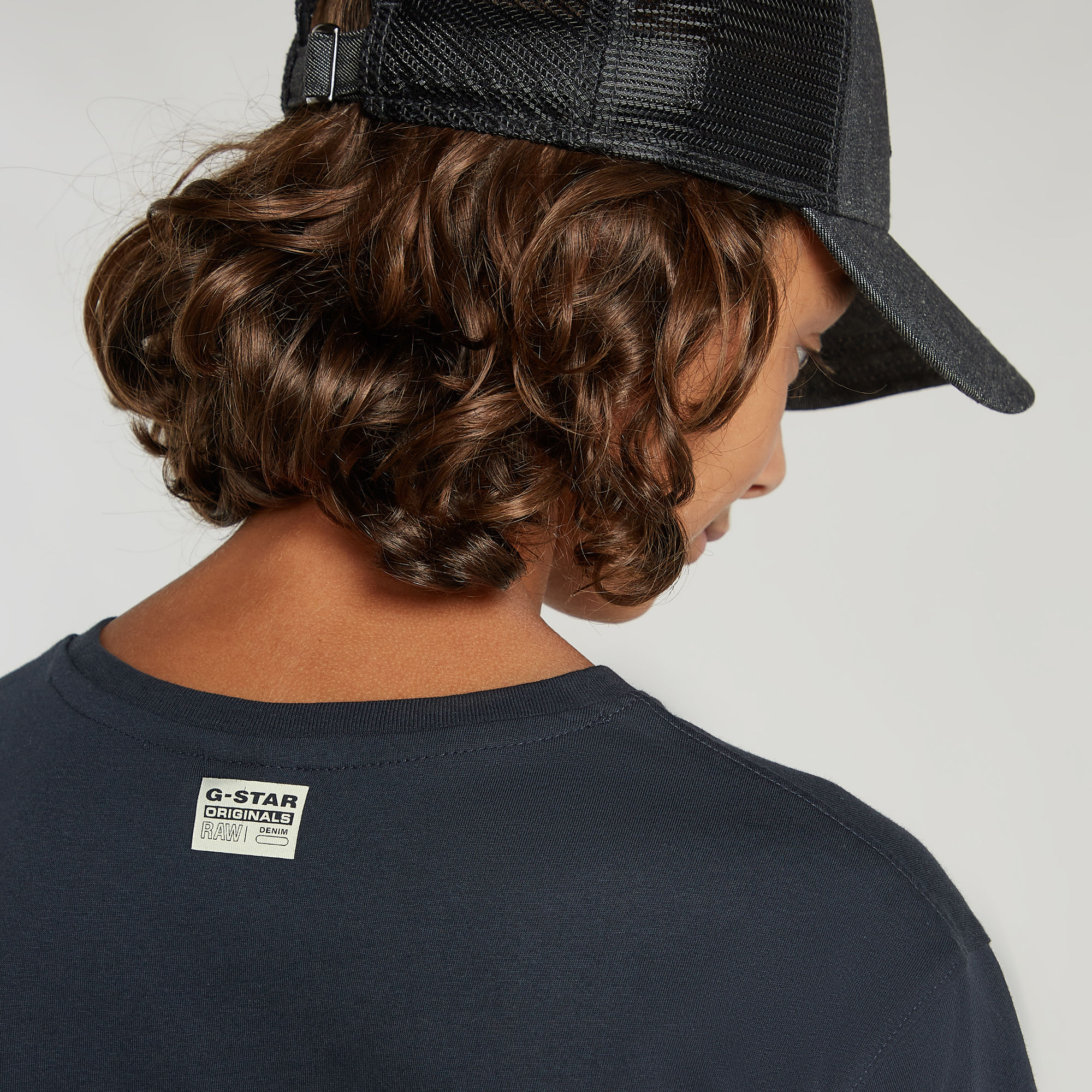 G-Star RAW Jongens T-Shirt Loose Donkerblauw jongens