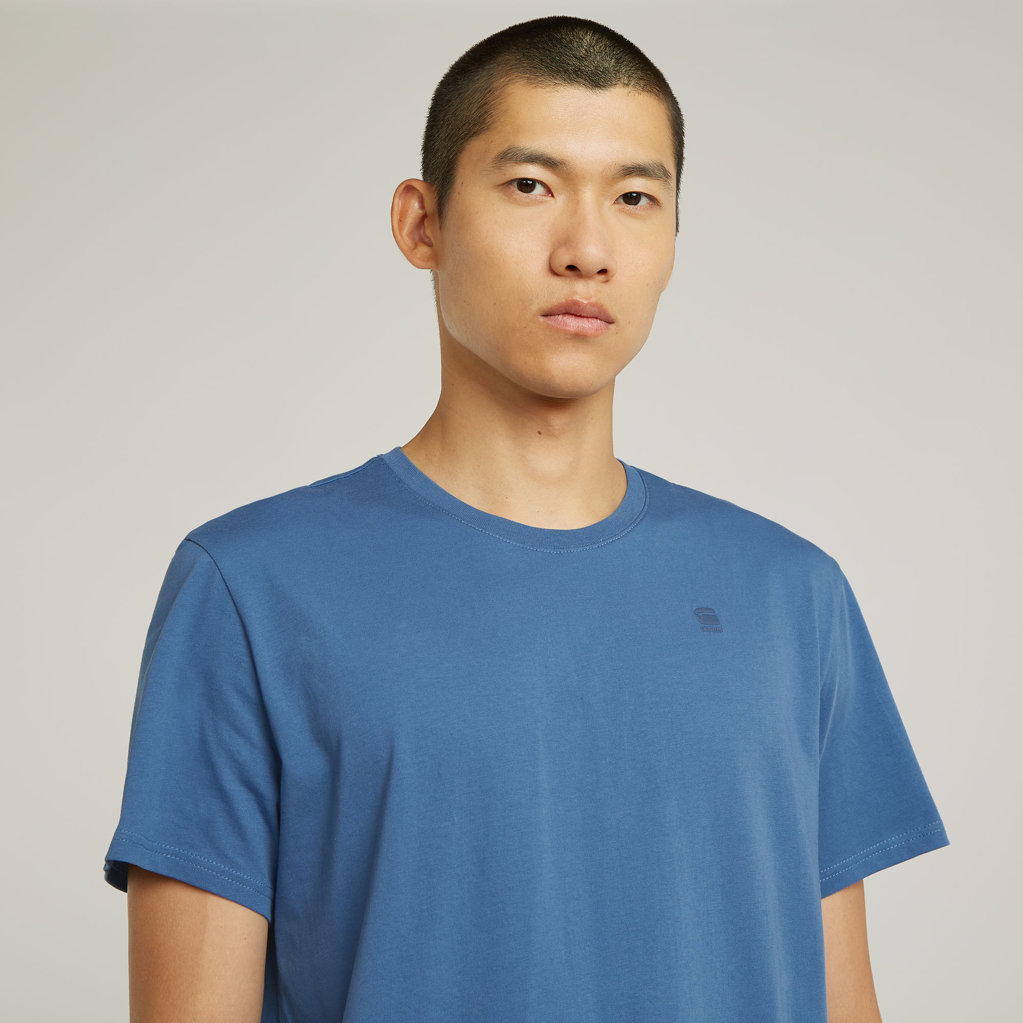 G-Star RAW Base-S T-Shirt Midden blauw Heren