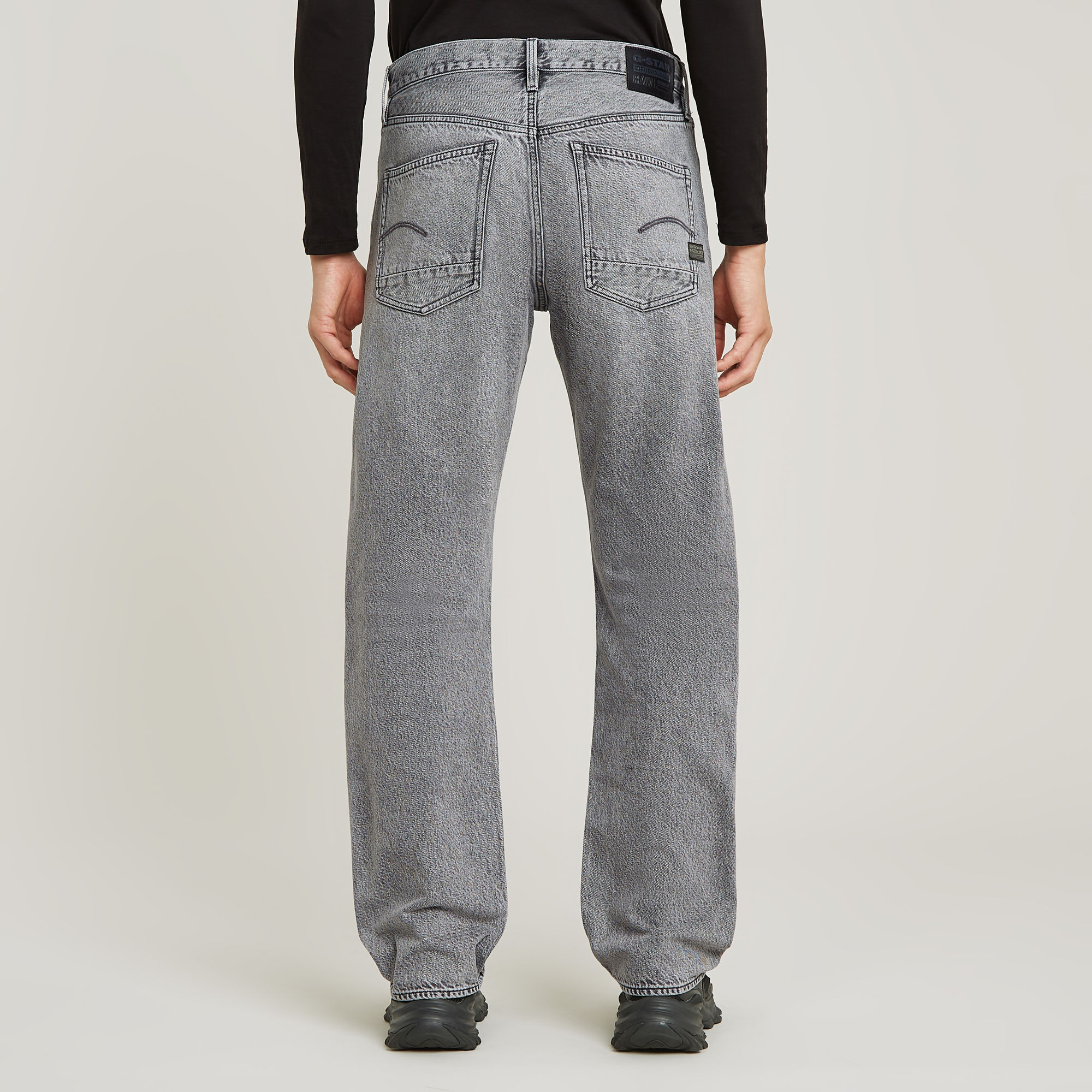 G-Star RAW Dakota Regular Straight Jeans Grijs Heren