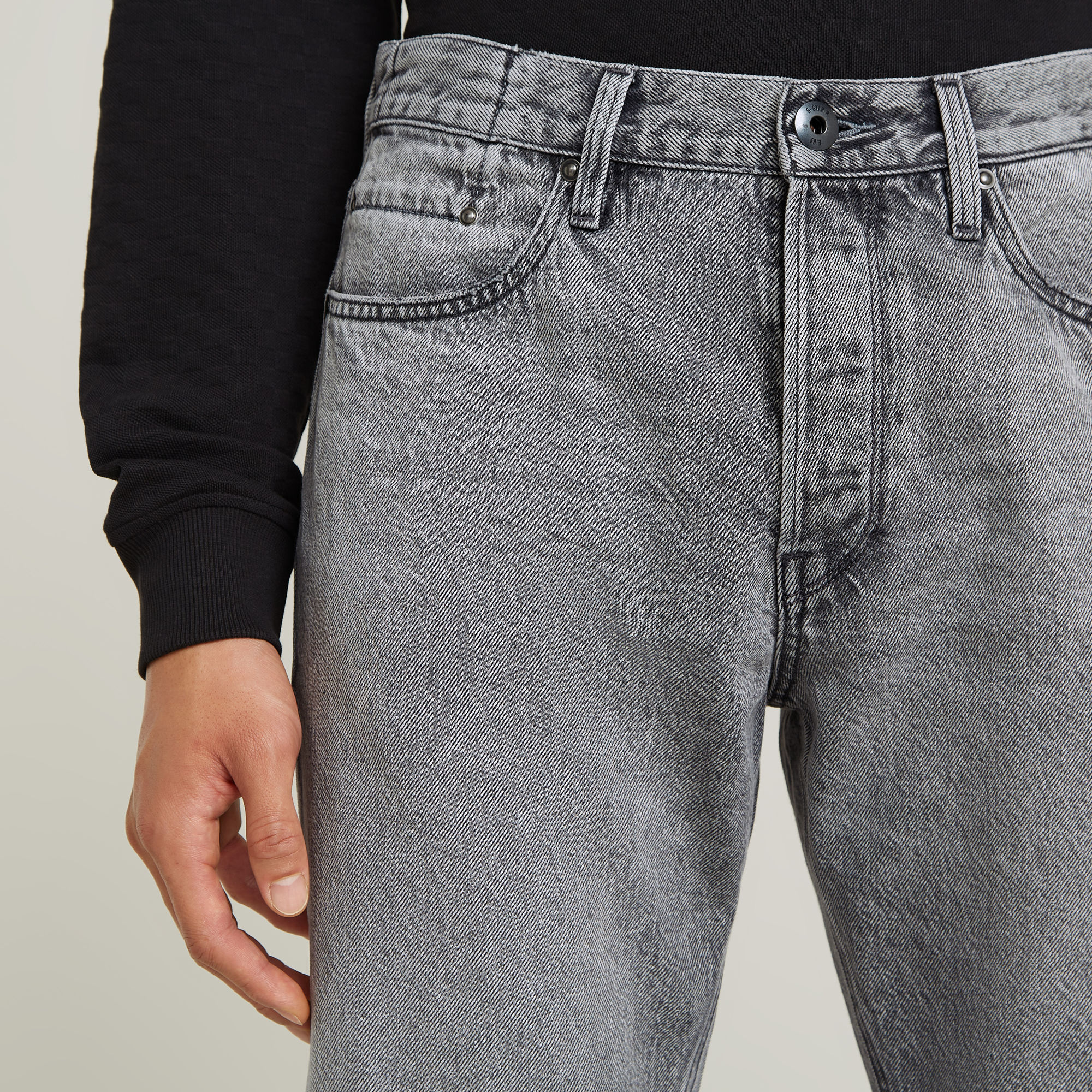 G-Star RAW Dakota Regular Straight Jeans Grijs Heren