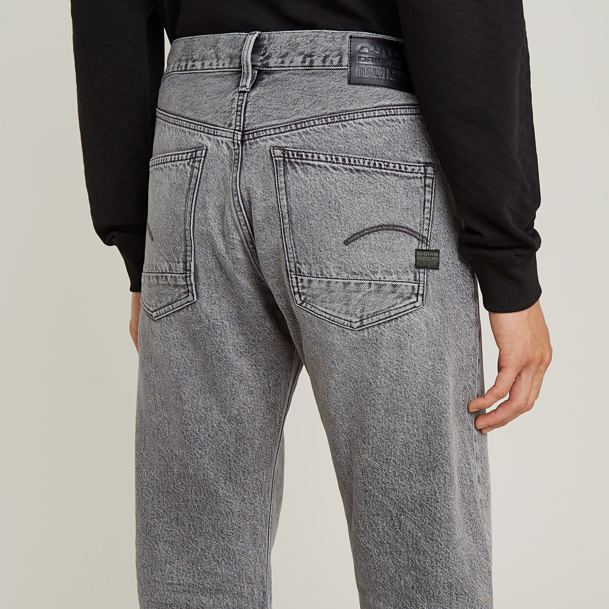 G-Star RAW Dakota Regular Straight Jeans Grijs Heren