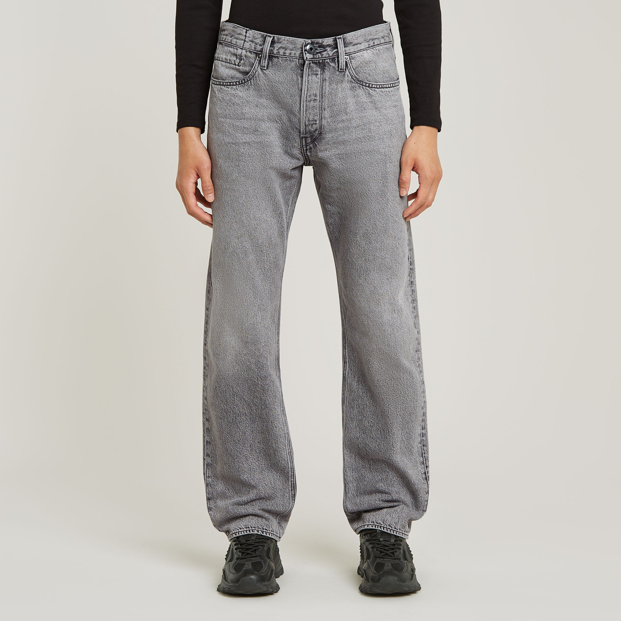 Dakota Regular Straight Jeans - Grau - Herren