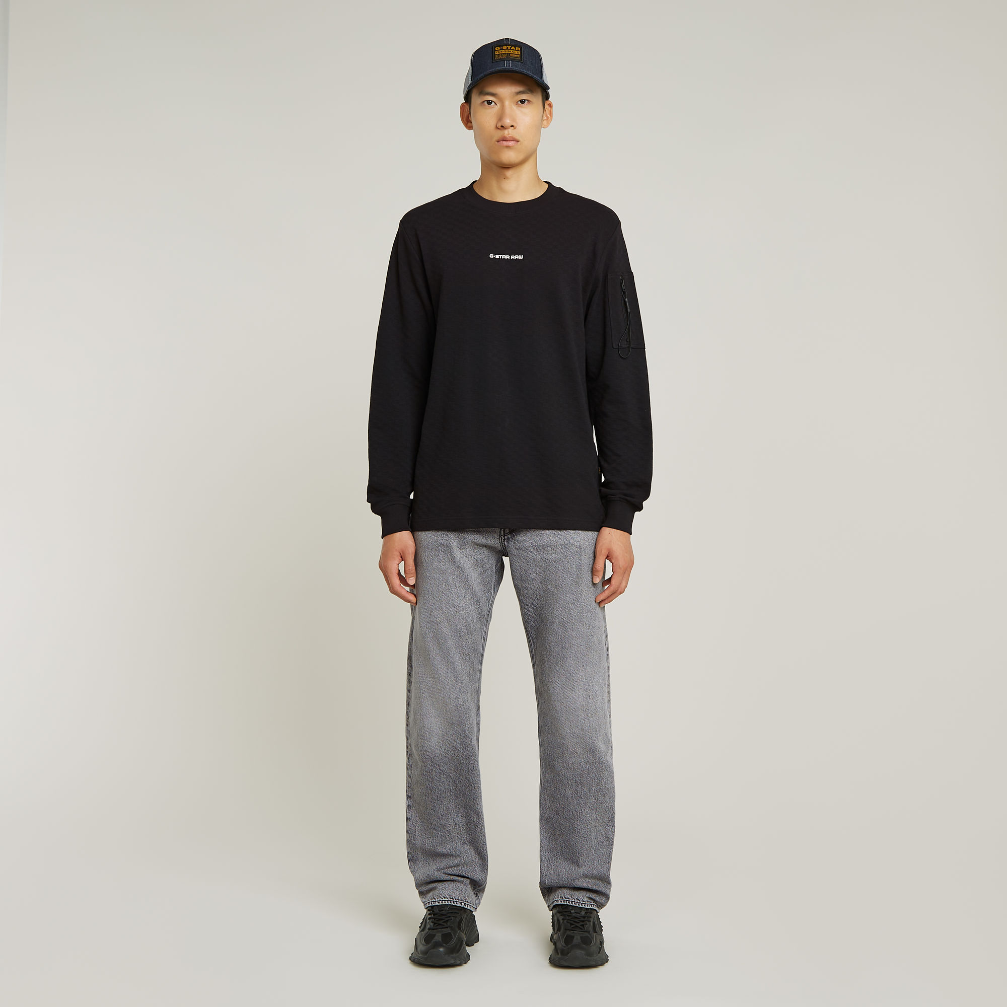 G-Star RAW Dakota Regular Straight Jeans Grijs Heren