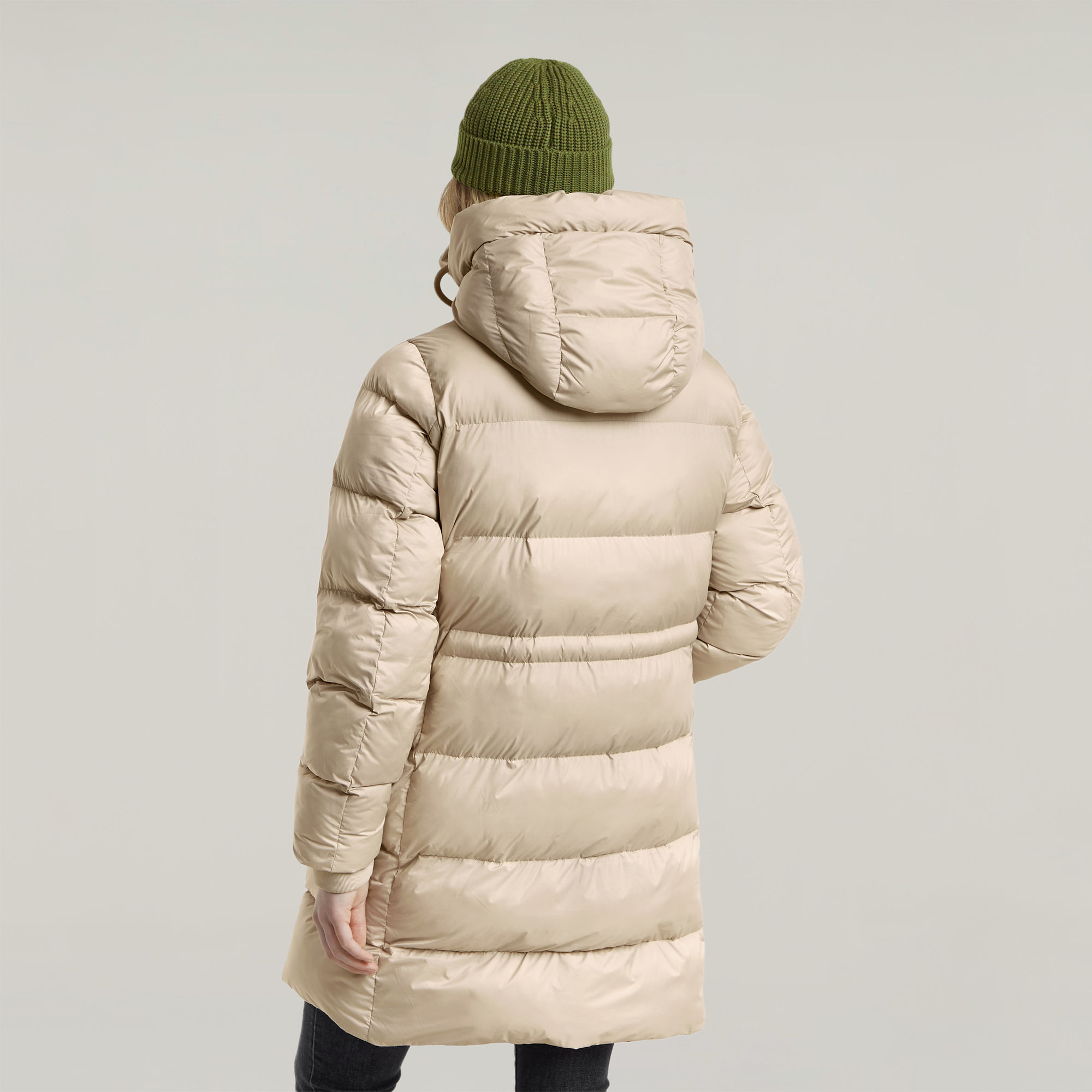 G-Star RAW Whistler Parka Puffer Beige Dames