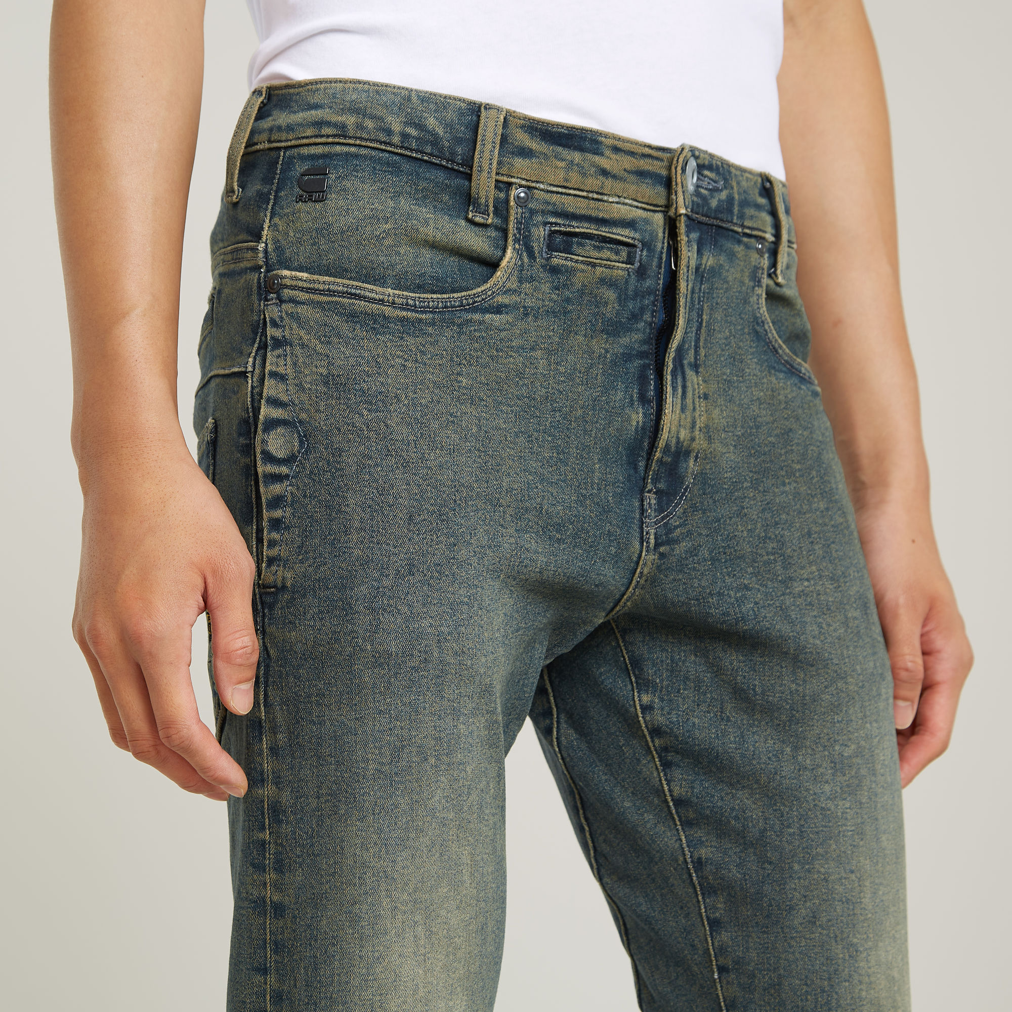 G-Star RAW D-Staq 3D Slim Jeans Donkerblauw Heren