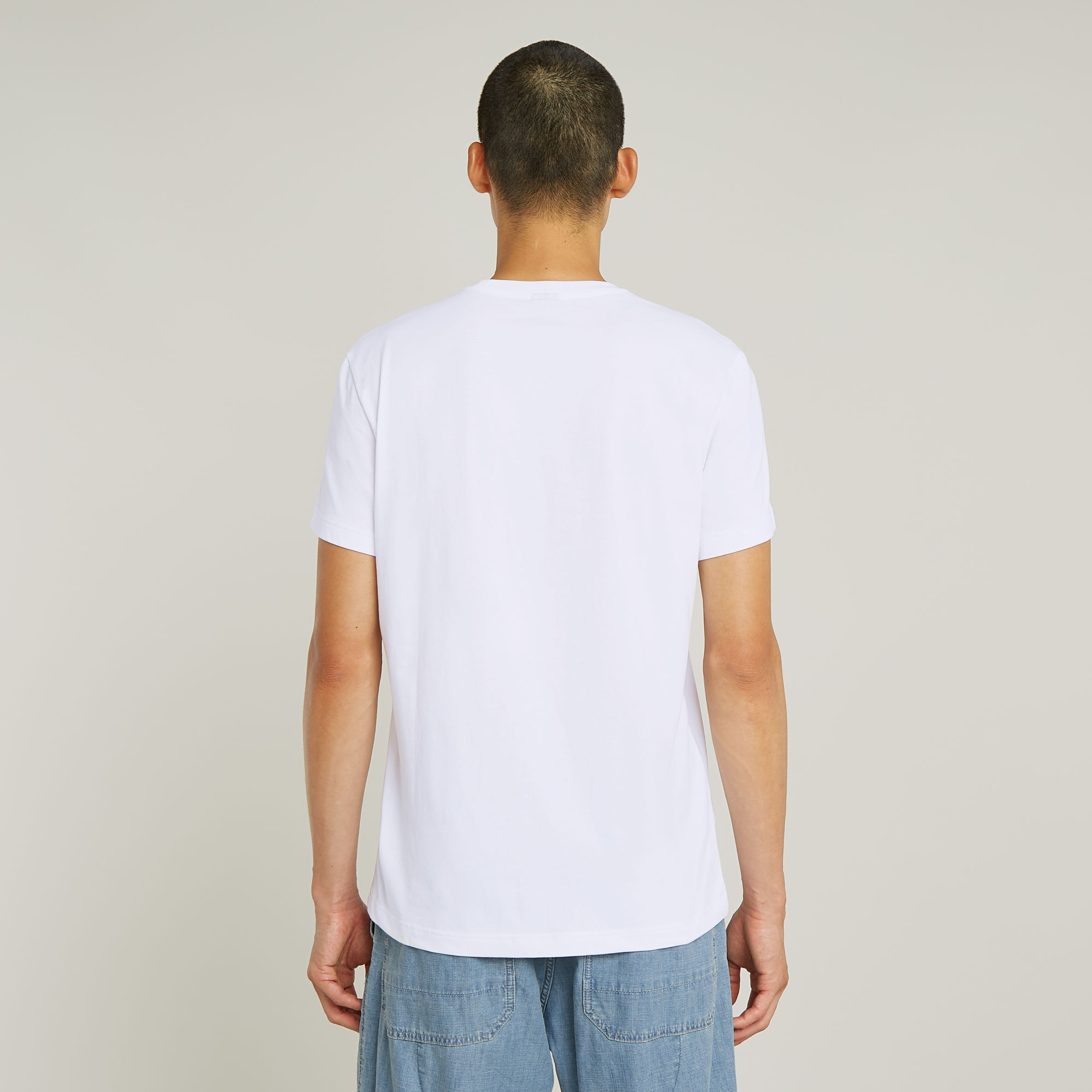 G-Star RAW Flyer Graphic T-Shirt Wit Heren