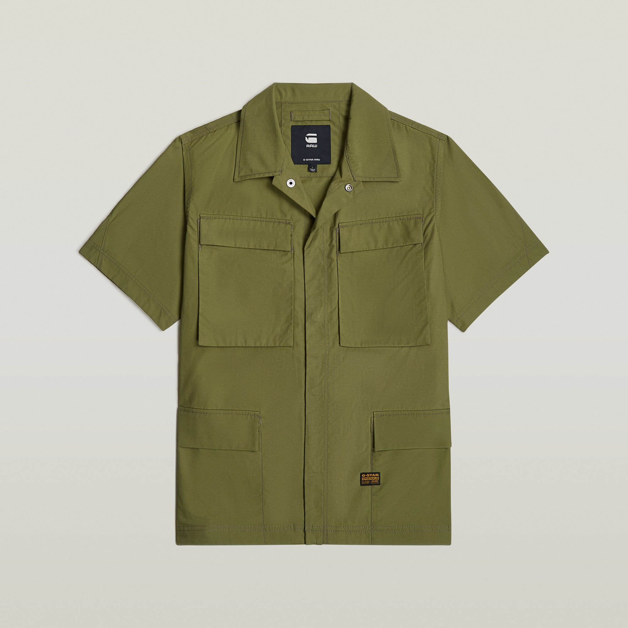 G-Star RAW R-3N Slim Overshirt Groen Heren