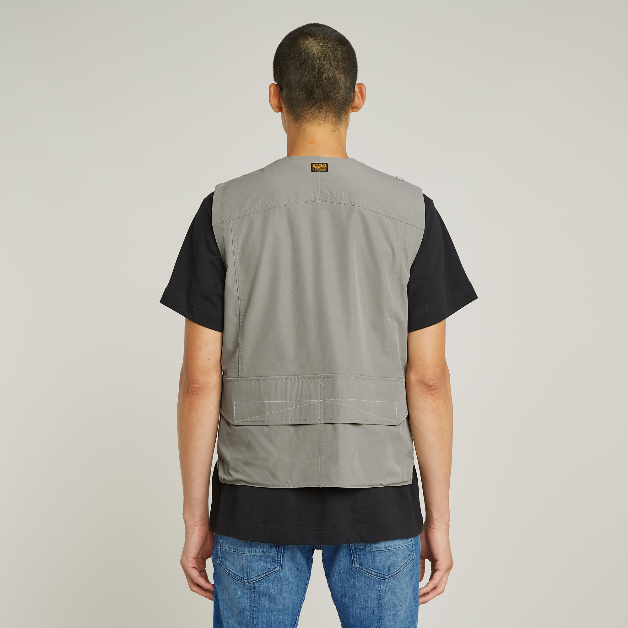G-Star RAW Mouwloos Jack utility Beige Heren