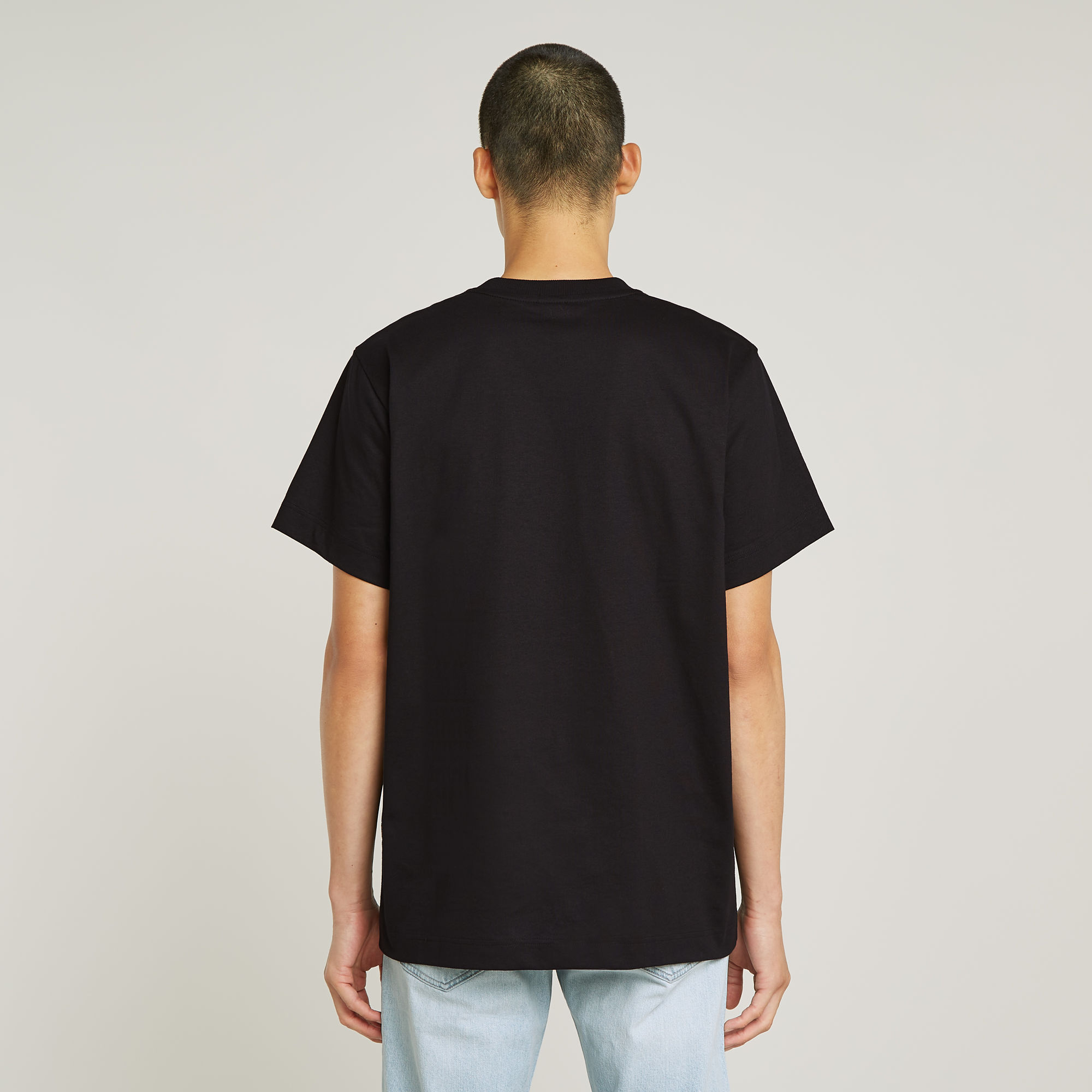 G-Star RAW Stairs Graphic Loose T-shirt Zwart Heren