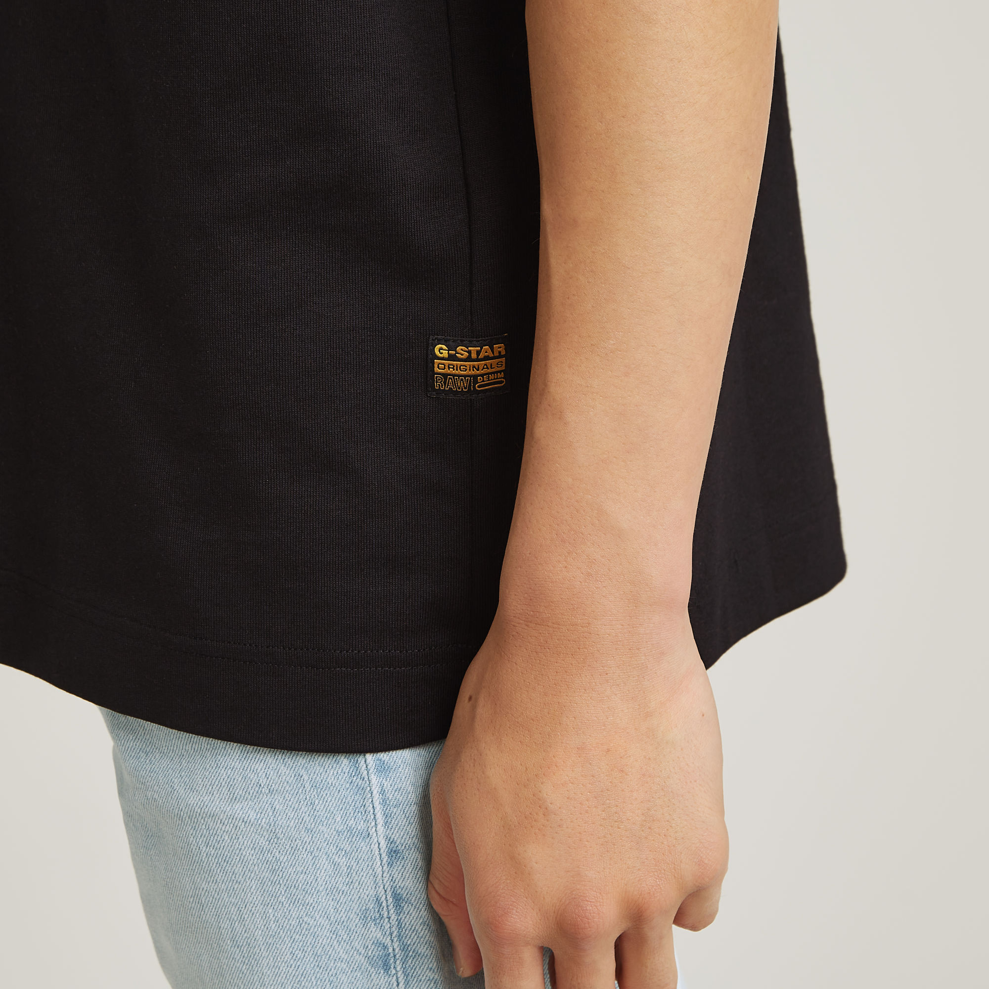 G-Star RAW Stairs Graphic Loose T-shirt Zwart Heren