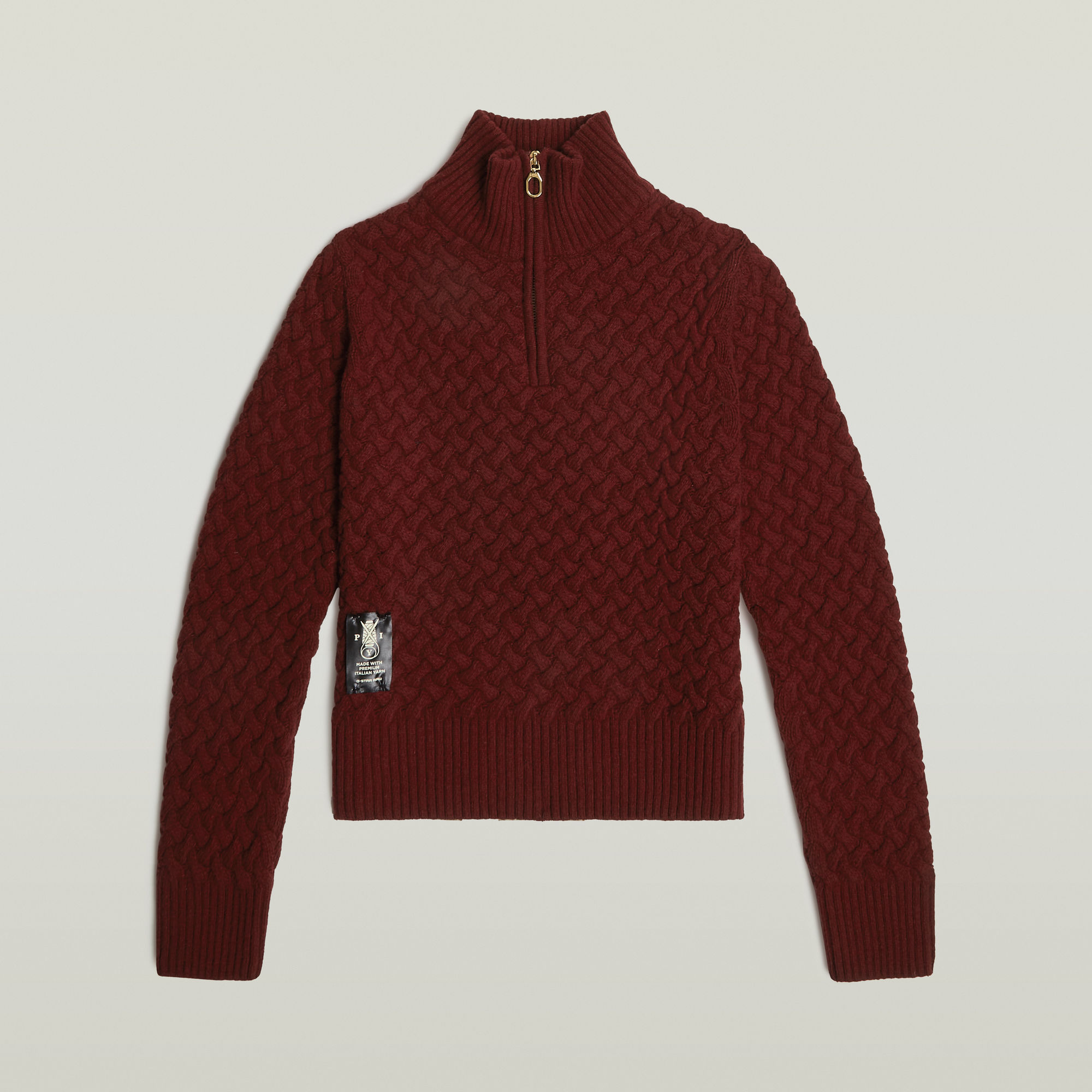 G-Star RAW Chunky Gebreide Schipperstrui - Rood - Dames