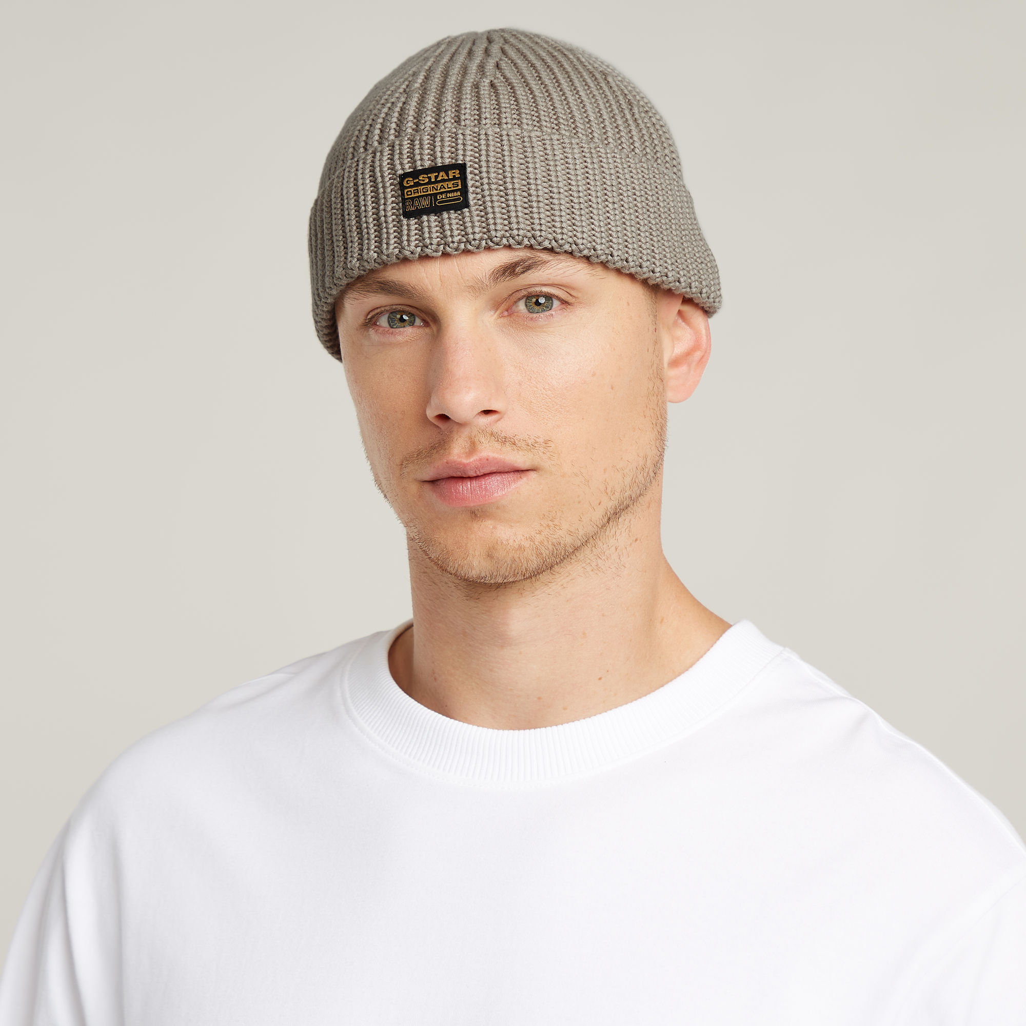 G-Star RAW Originals Fisherman Beanie Beige Heren