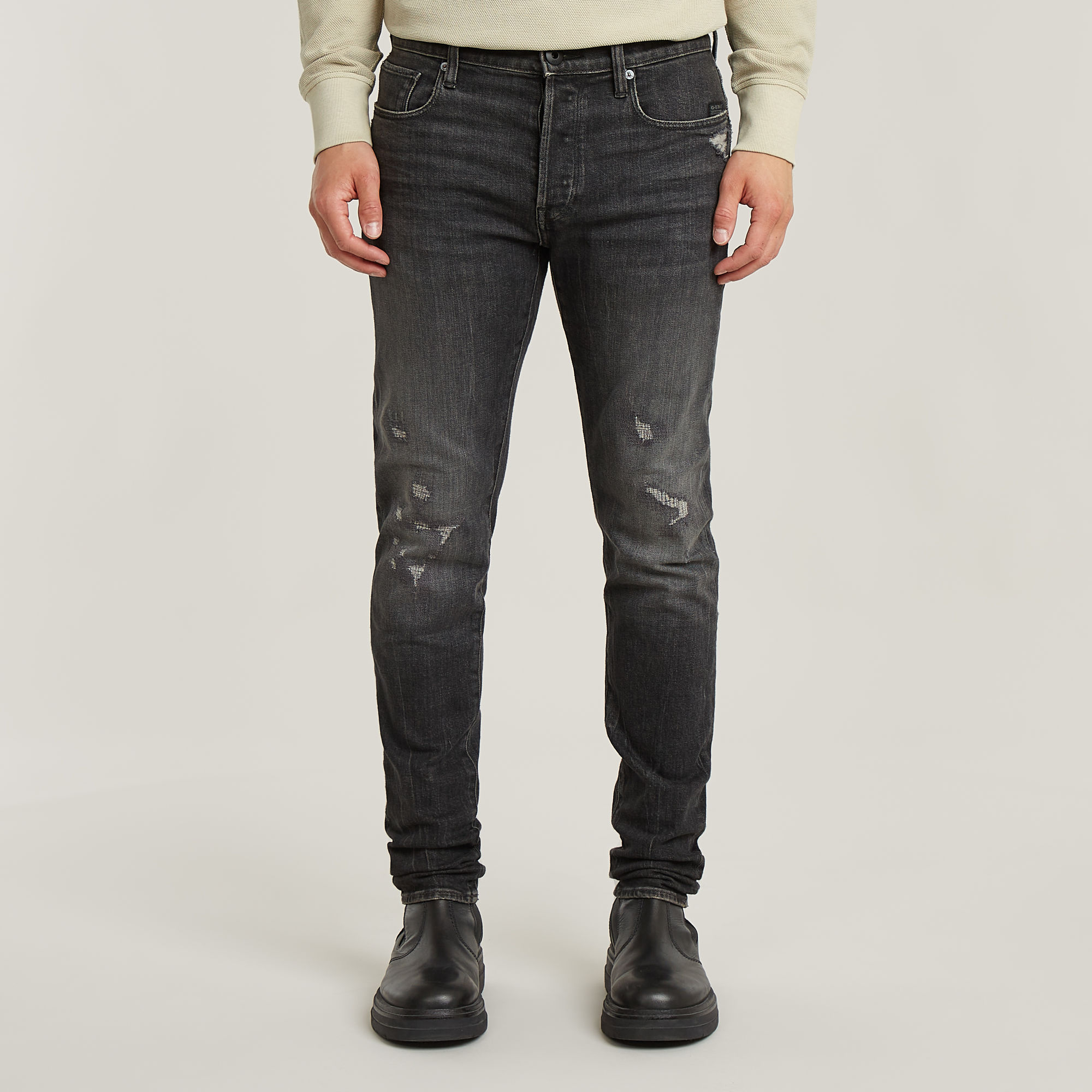 

3301 Slim Jeans - Black - Men