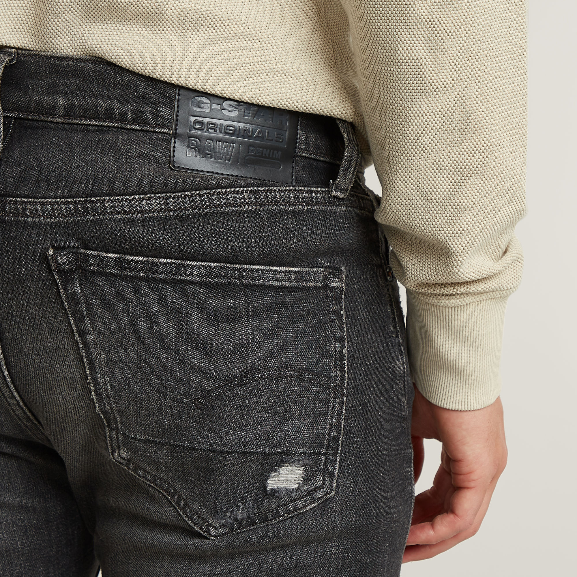 G-Star RAW 3301 Slim Jeans Zwart Heren
