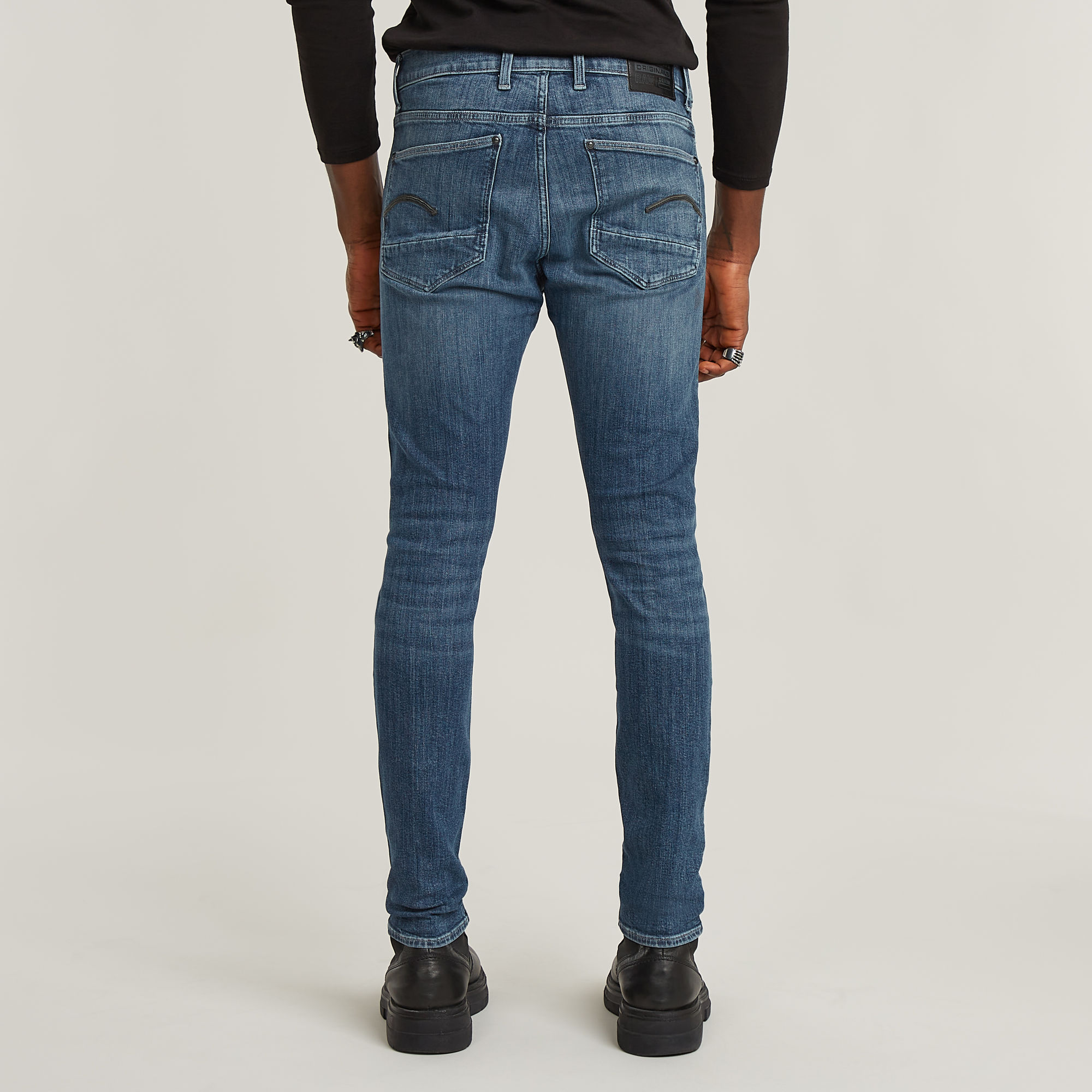 G-Star RAW Revend Skinny Jeans Midden blauw Heren