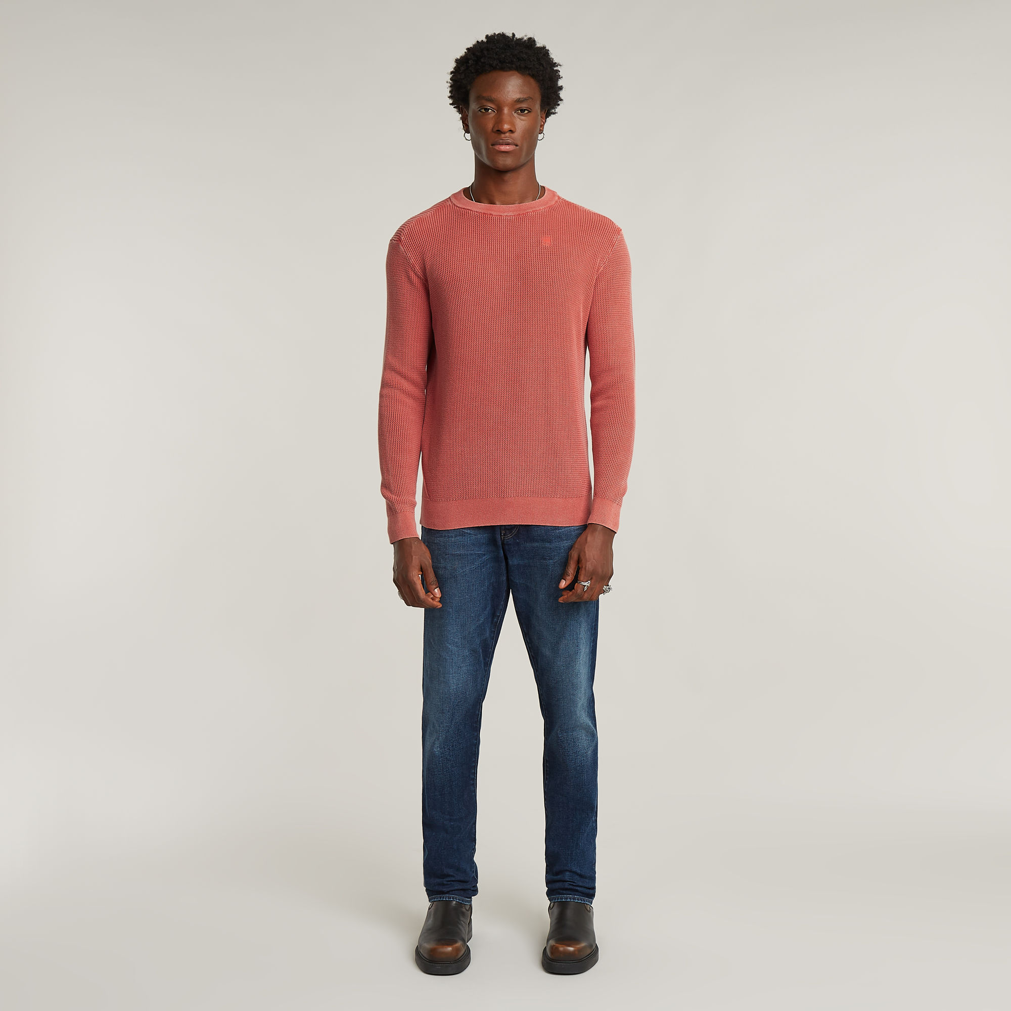 G-Star RAW Serrated Gebreide Trui Rood Heren