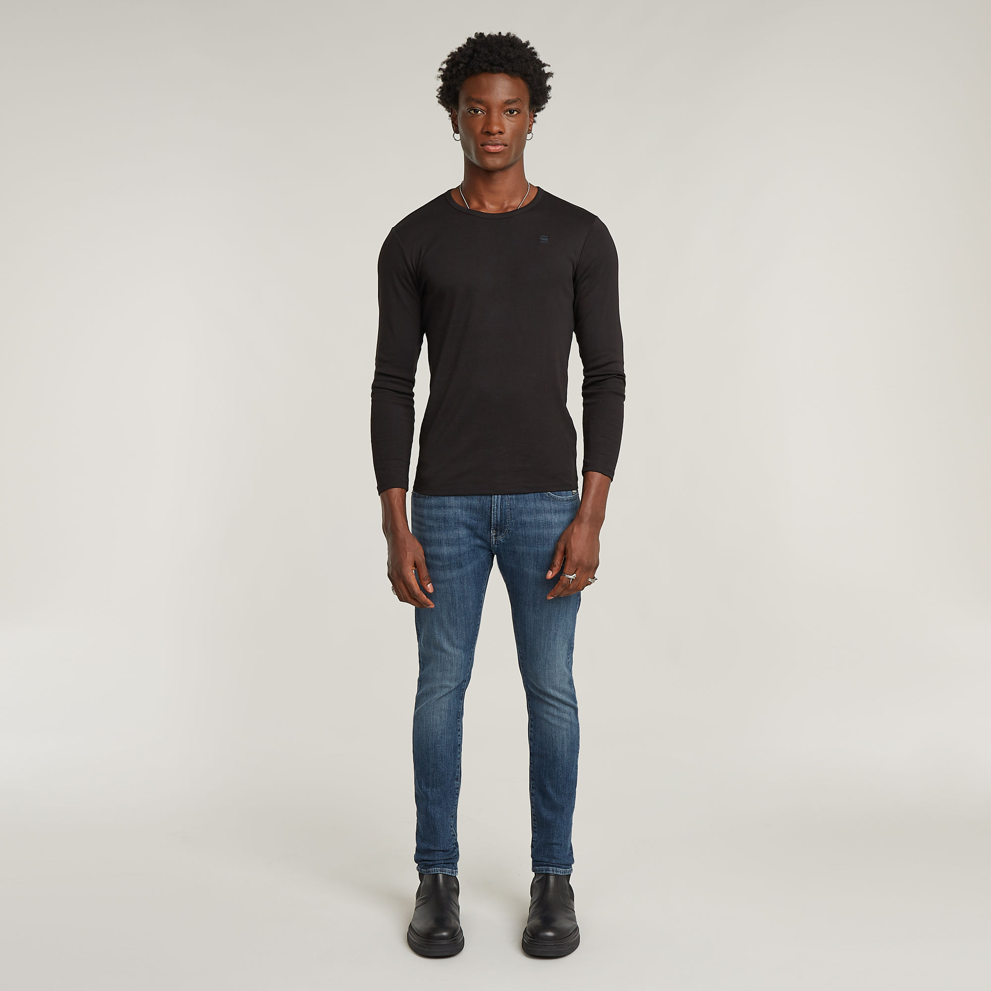 G-Star RAW Revend Skinny Jeans Midden blauw Heren
