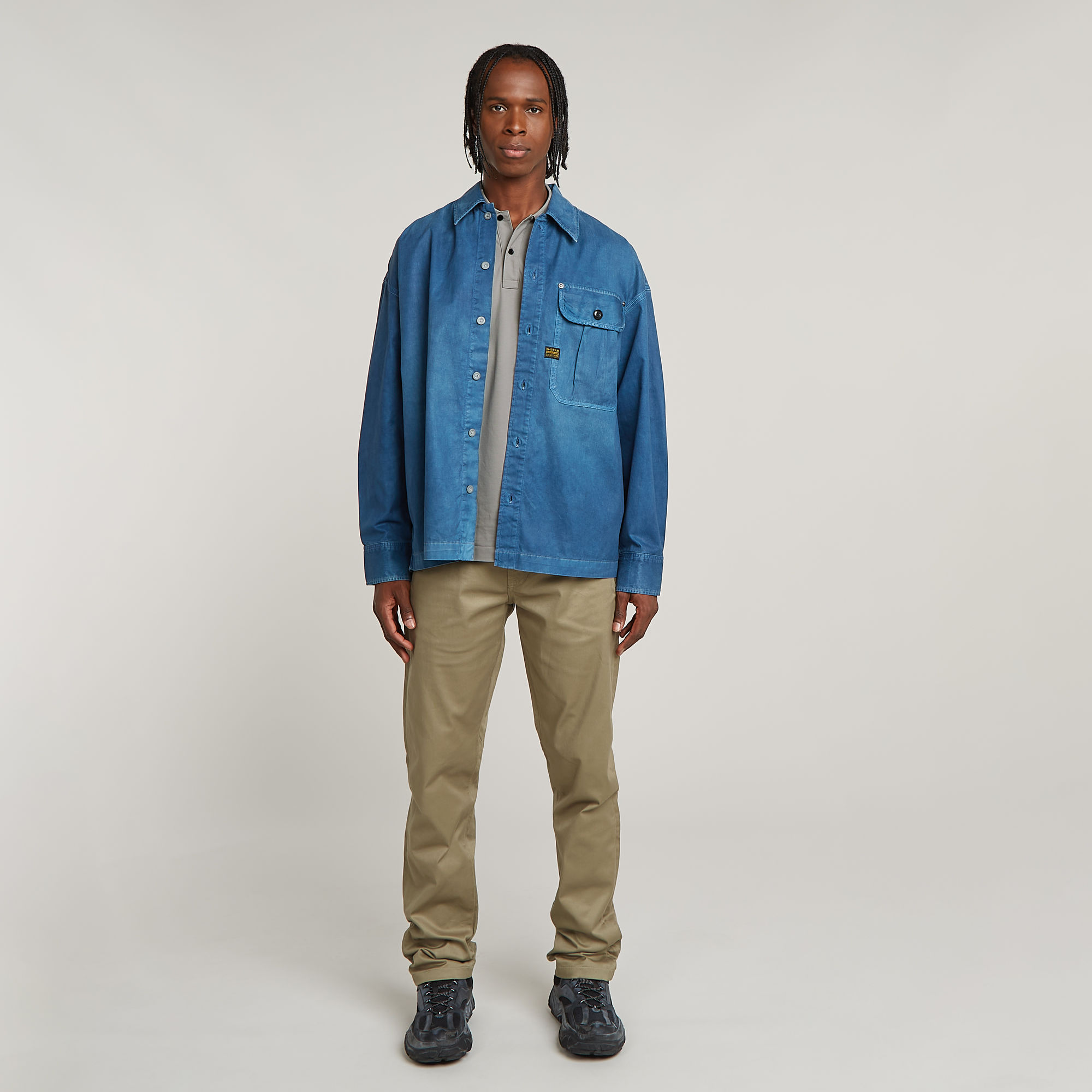 G-Star RAW Dunda Slim Polo Grijs Heren