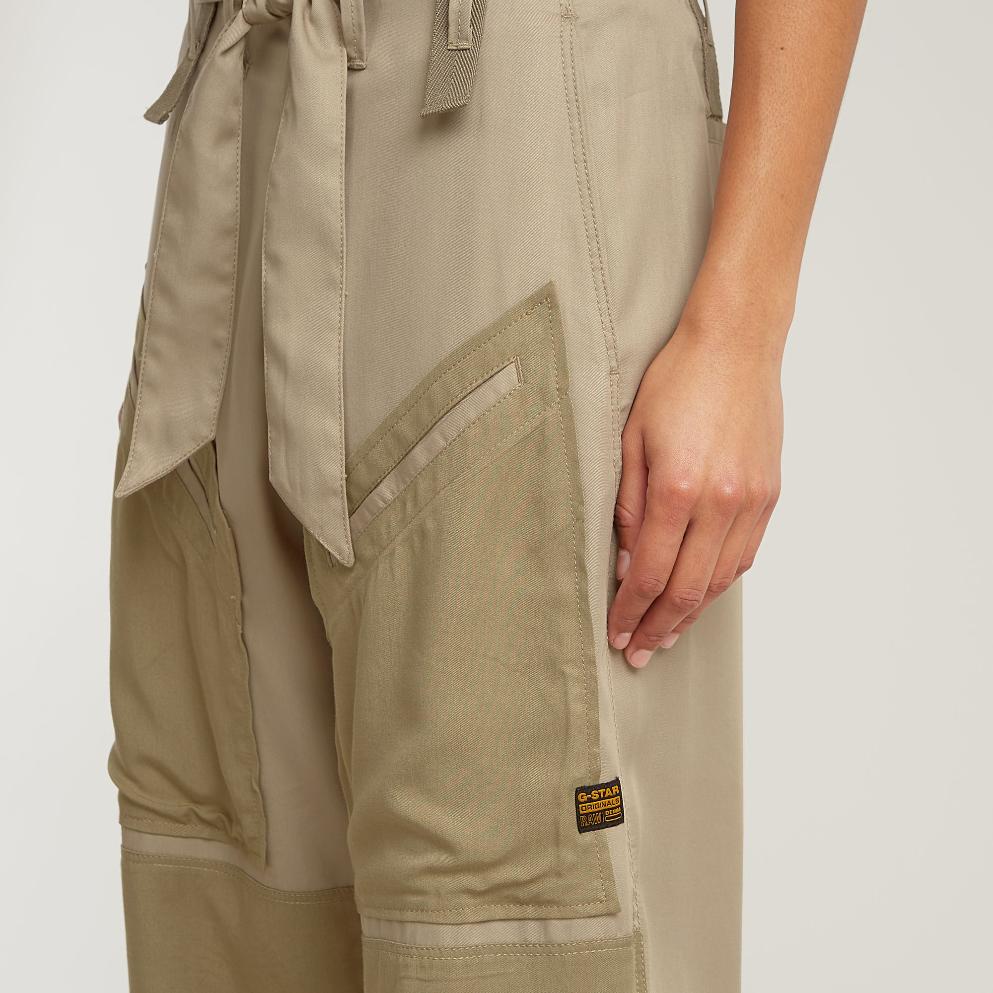 G-Star RAW Tone On Tone Cargo Broek Beige Dames