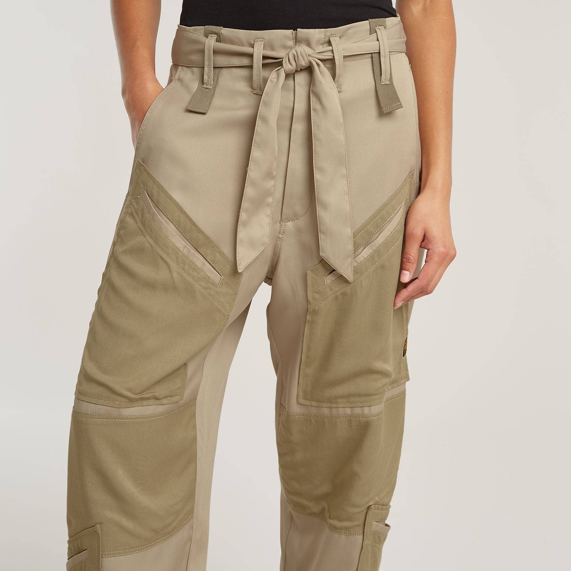 G-Star RAW Tone On Tone Cargo Broek Beige Dames