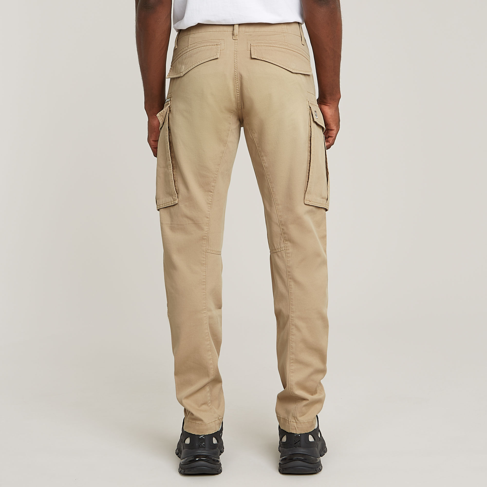 G-Star RAW Rovic Zip 3D Tapered Broek Beige Heren