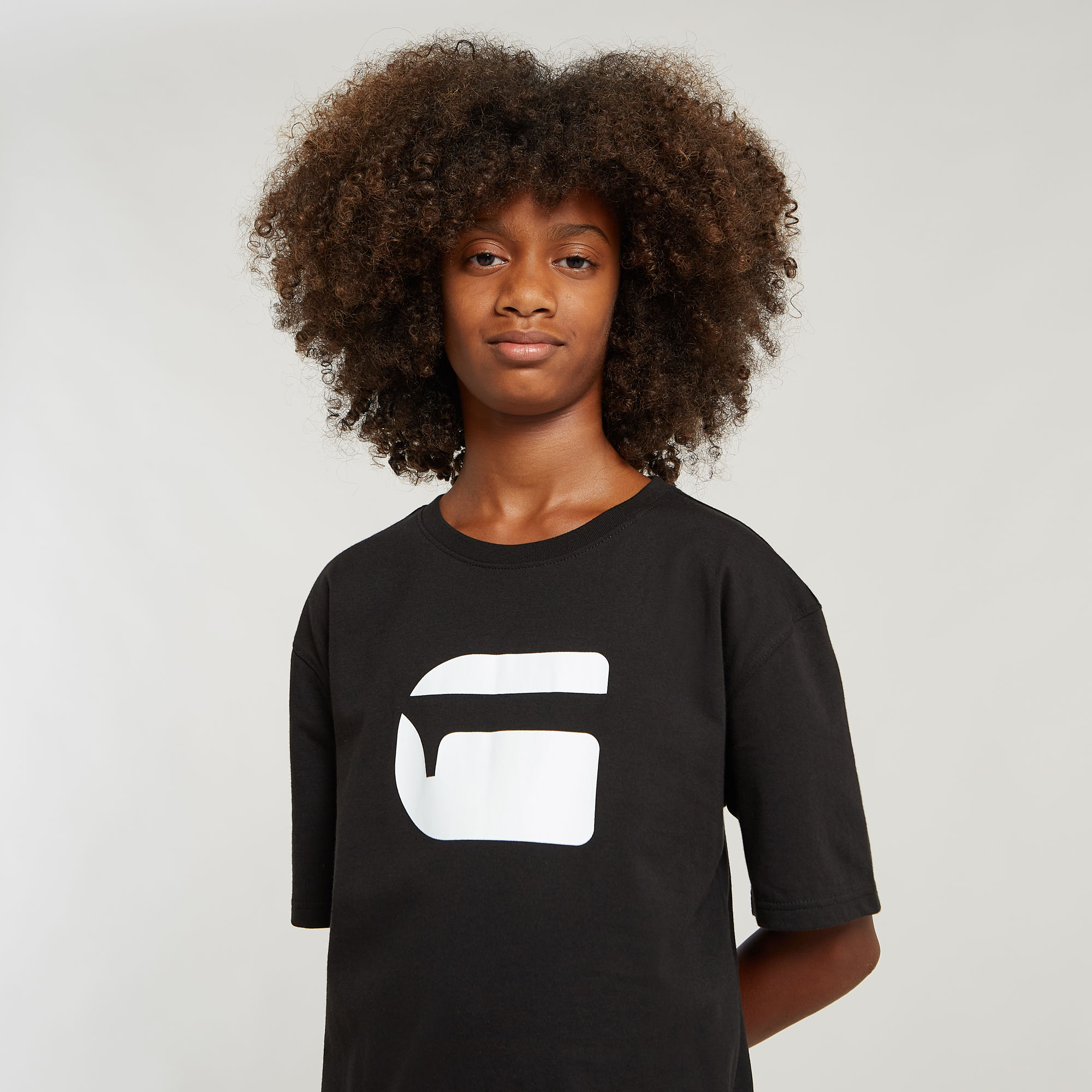 G-Star RAW Jongens T-Shirt Loose Zwart jongens