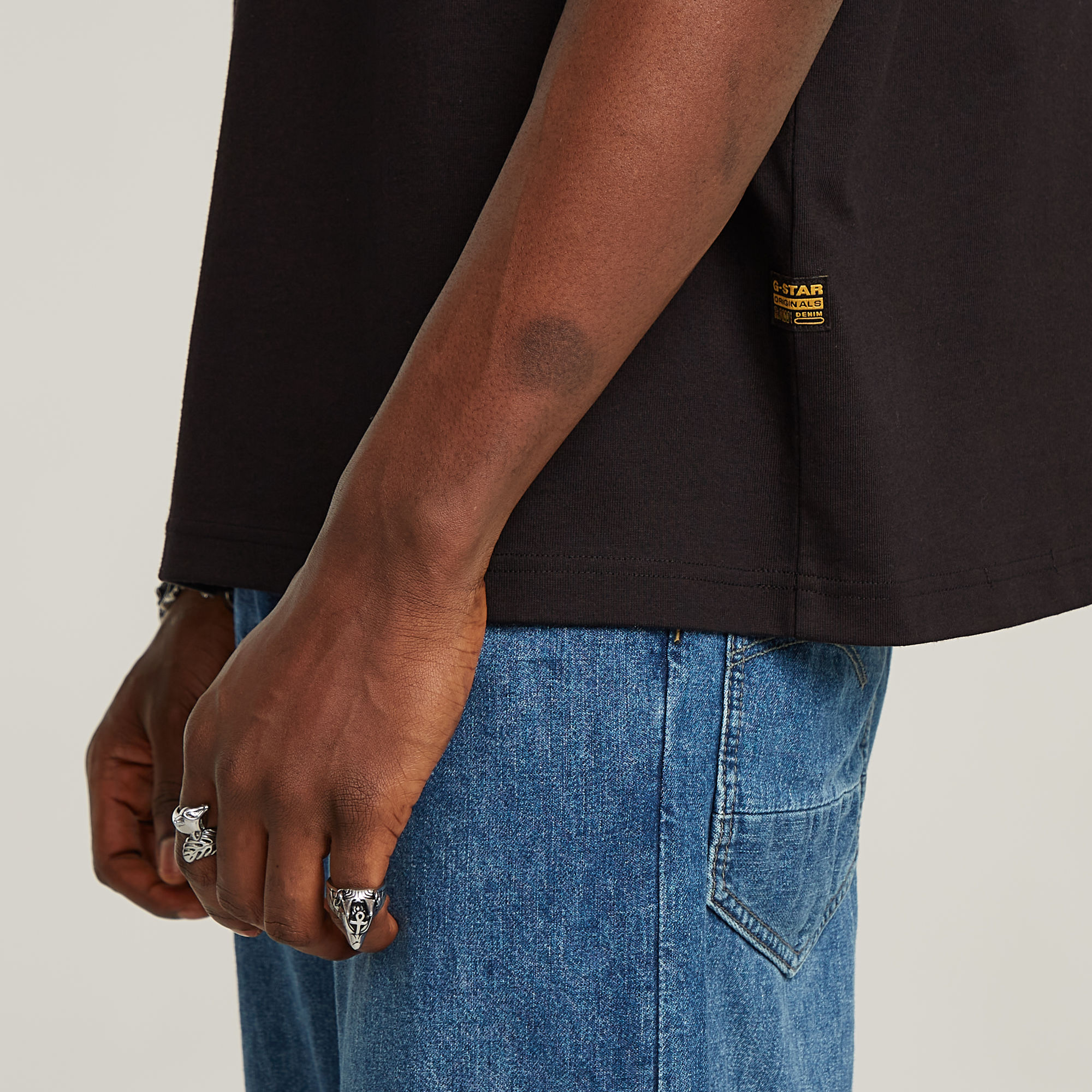 G-Star RAW Back Graphic Loose T-Shirt Zwart Heren