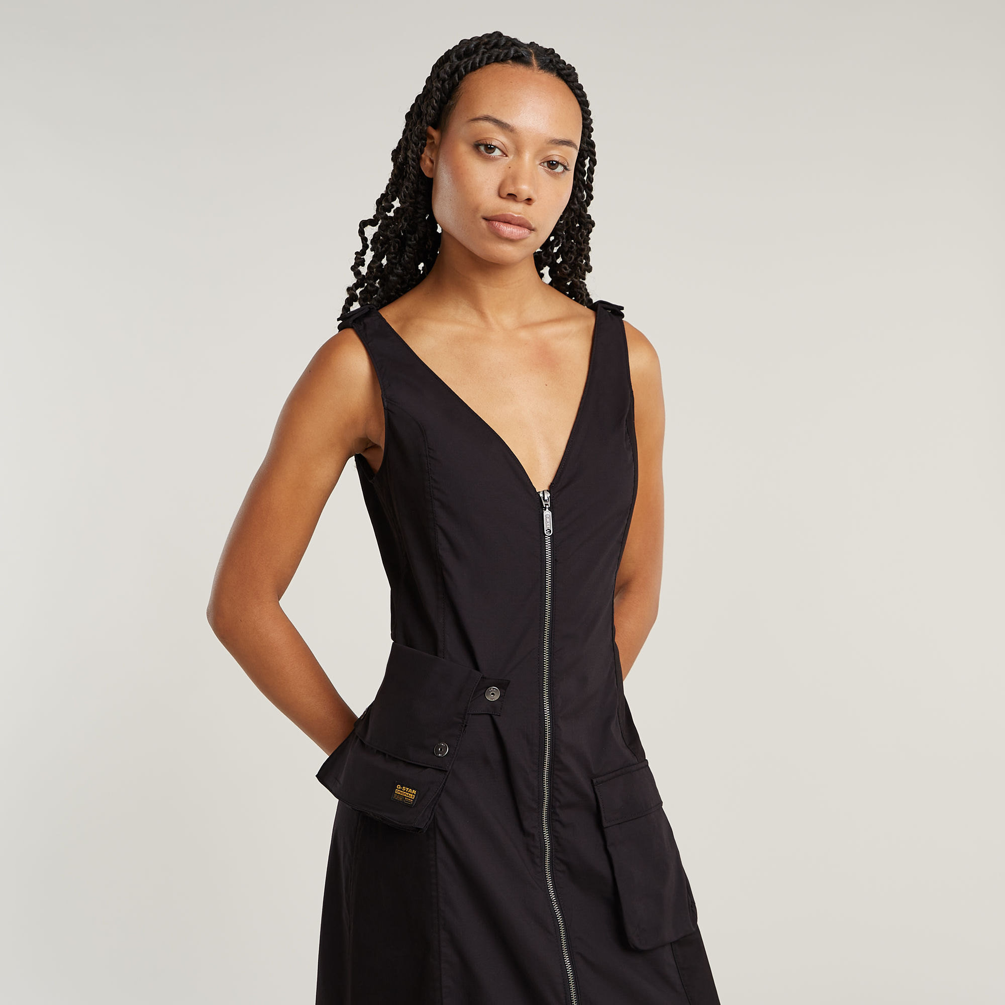 G-Star RAW Cargo Jurk Zwart Dames