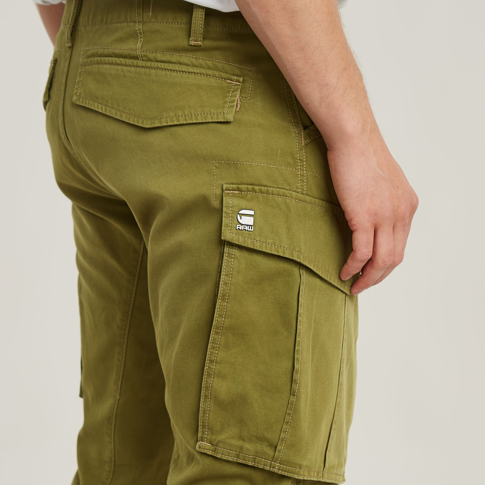G-Star RAW Rovic Broek Zip 3D Regular Tapered Groen Heren
