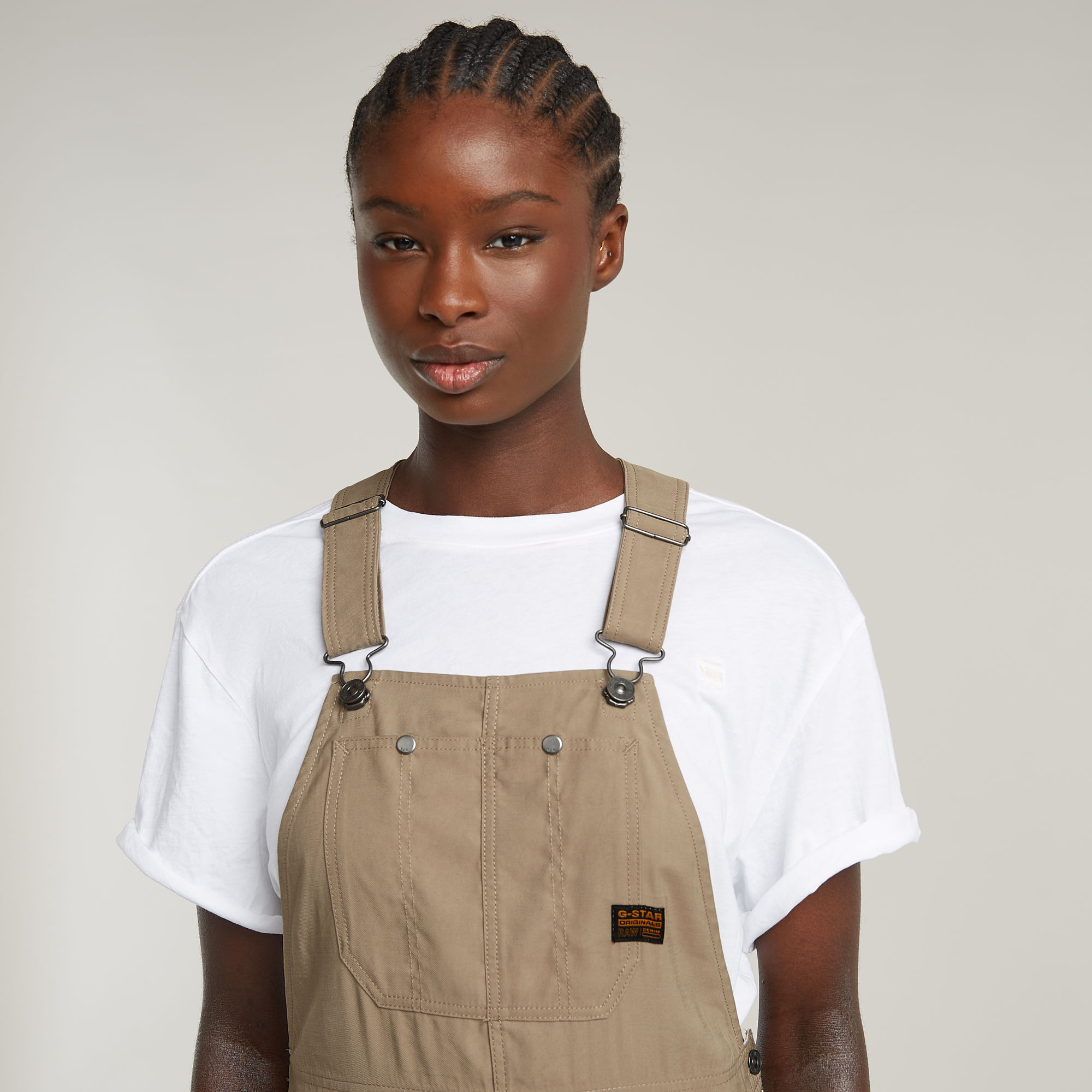 G-Star RAW Tuinbroek Jurk Beige Dames