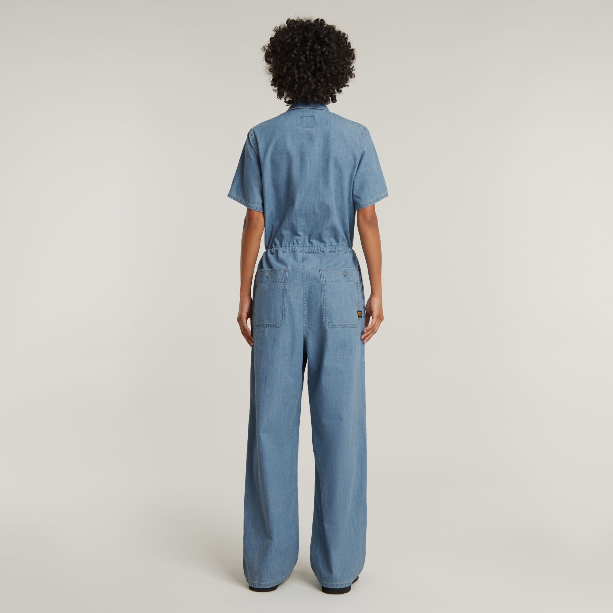 G-Star RAW Easy Jumpsuit Lichtblauw Dames