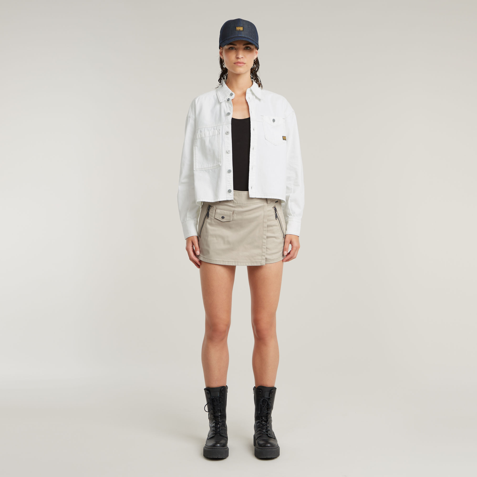 G-Star RAW Skorts Regular Fit Beige Dames