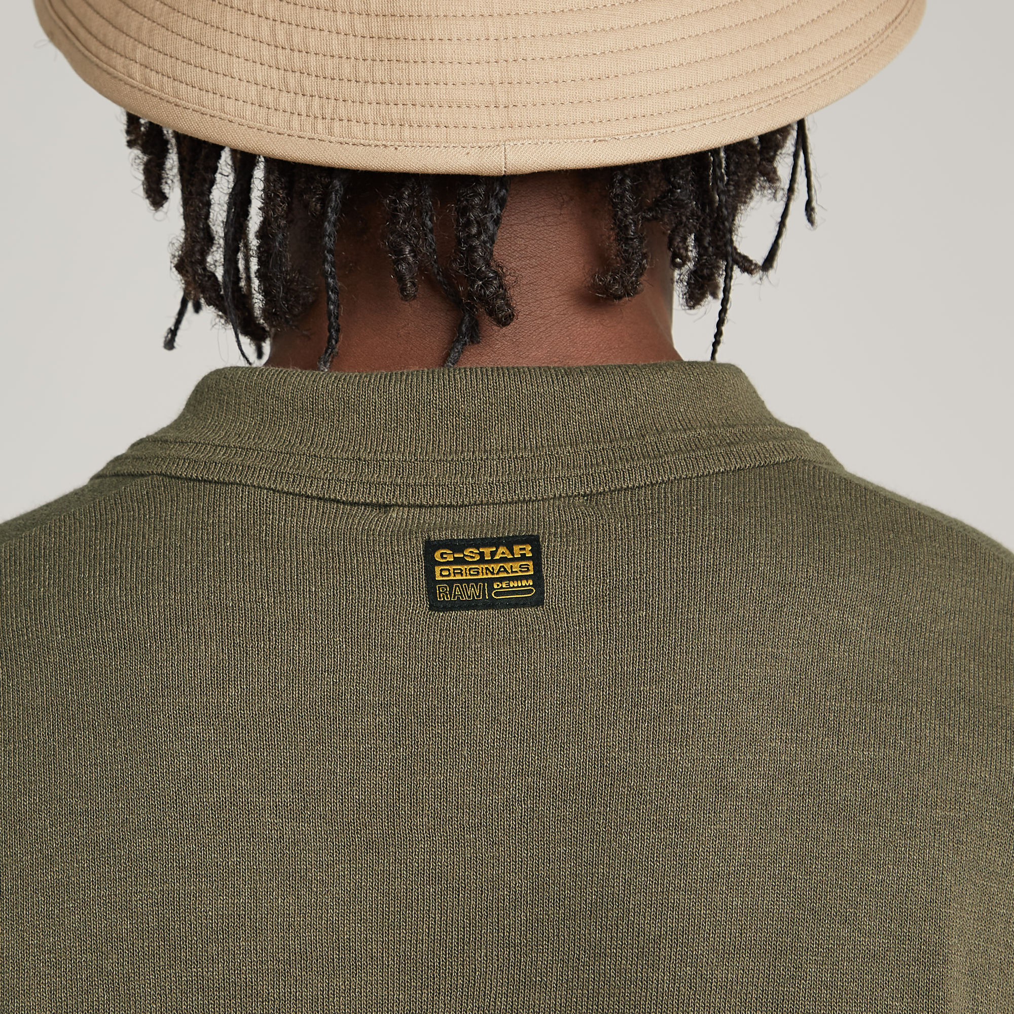 G-Star RAW Knitted Polo Bruin Heren
